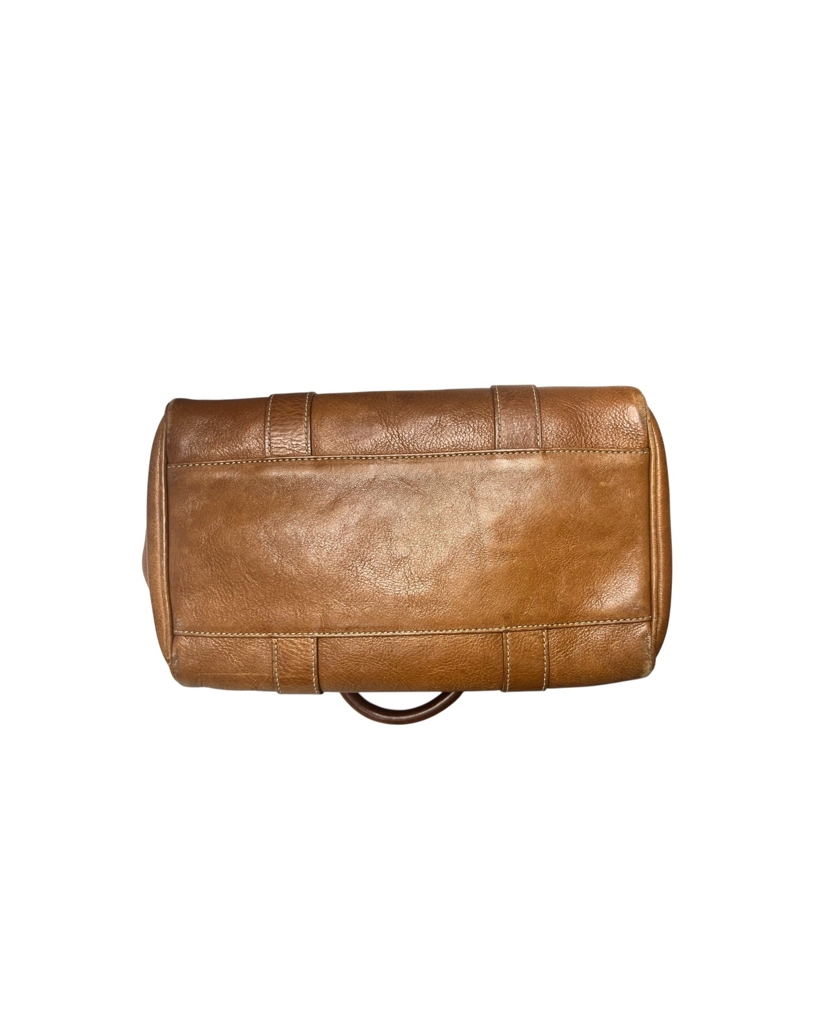 Mulberry Bayswater Natural Vegetable Tanned Leather Satchel in Oak - The Luxury Savvy