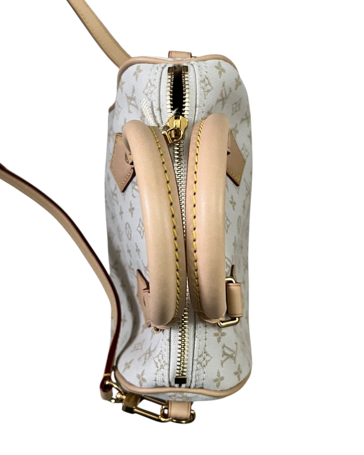 Louis Vuitton Speedy Bandoulière 20 – Mastic Cream Monogram - The Luxury Savvy