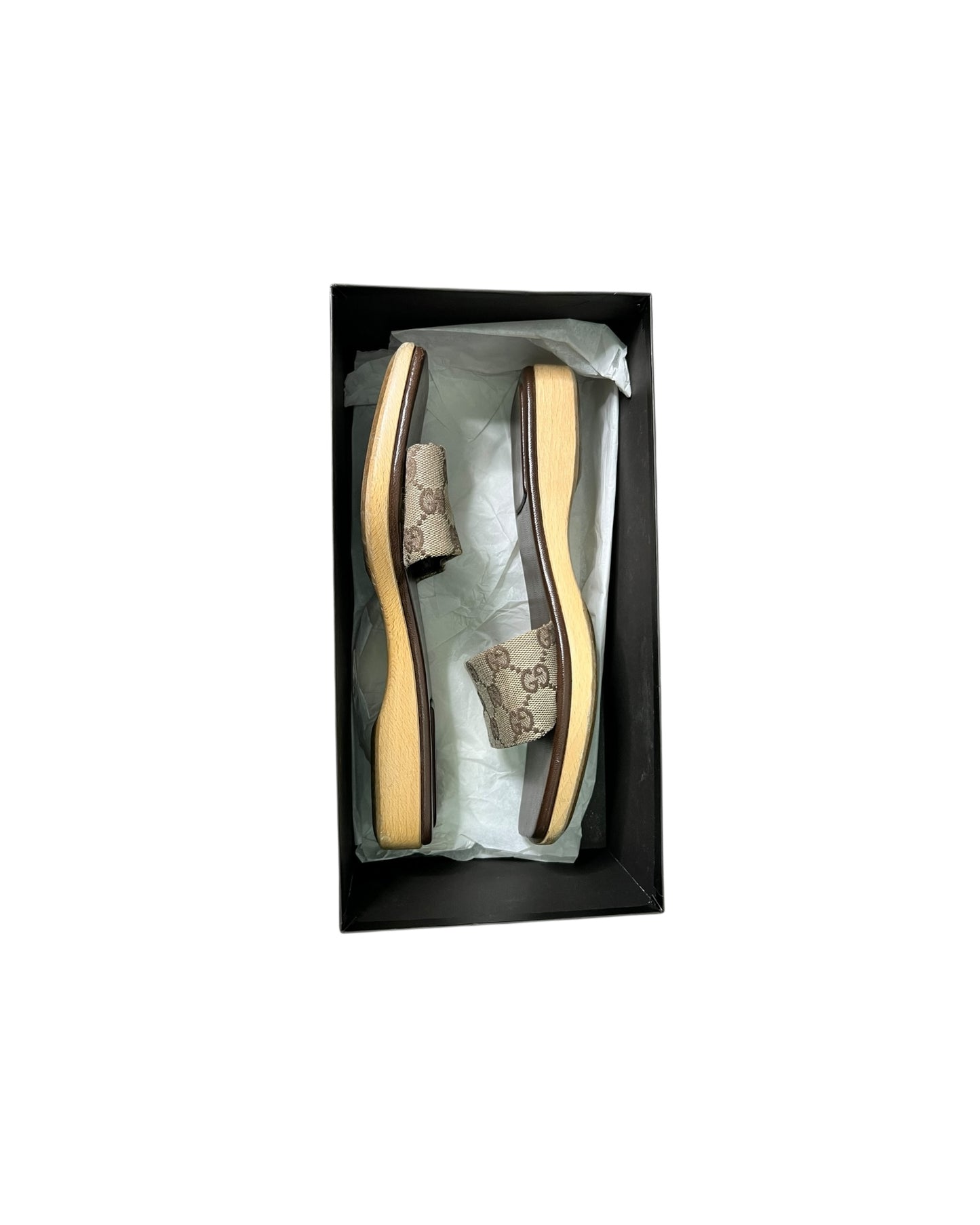 Gucci Cherish GG Fabric Slide Sandals