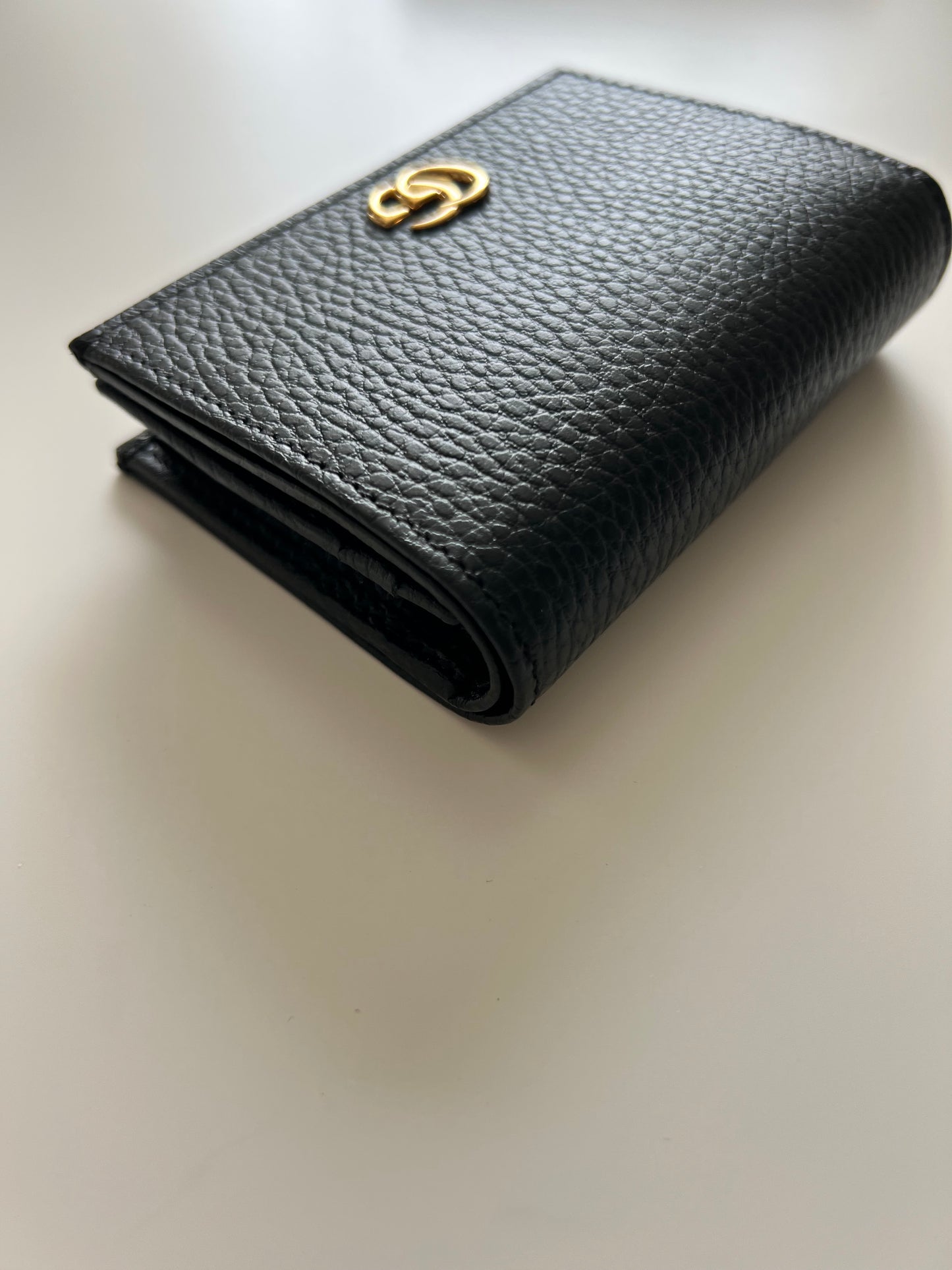 Gucci Marmont Wallet – Black Leather
