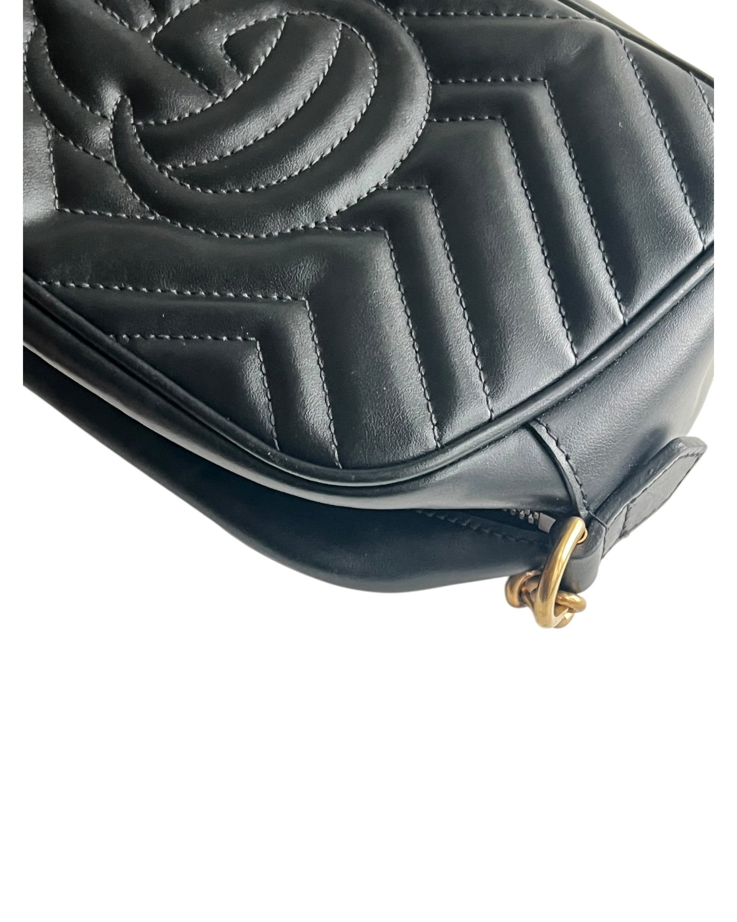 Gucci GG Marmont Small Camera Bag - Black