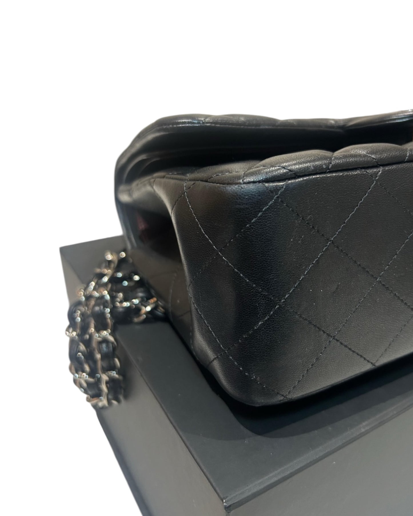 Chanel Jumbo Classic Flap Bag – Lambskin, Silver Hardware - The Luxury Savvy