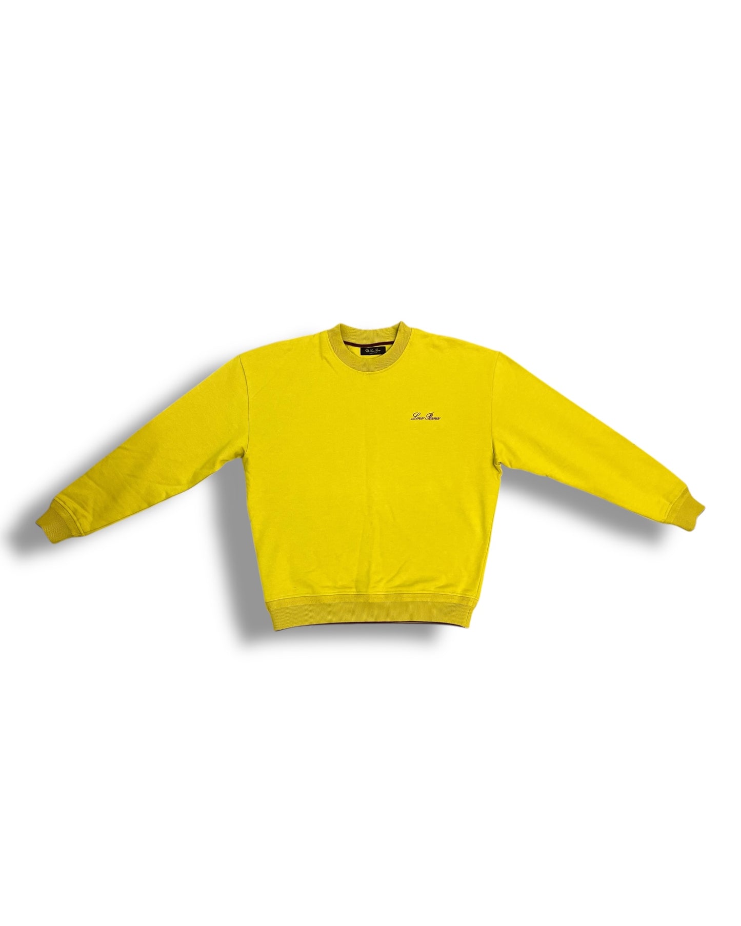 Loro Piana Yellow Cotton Sweatshirt – Size M - The Luxury Savvy