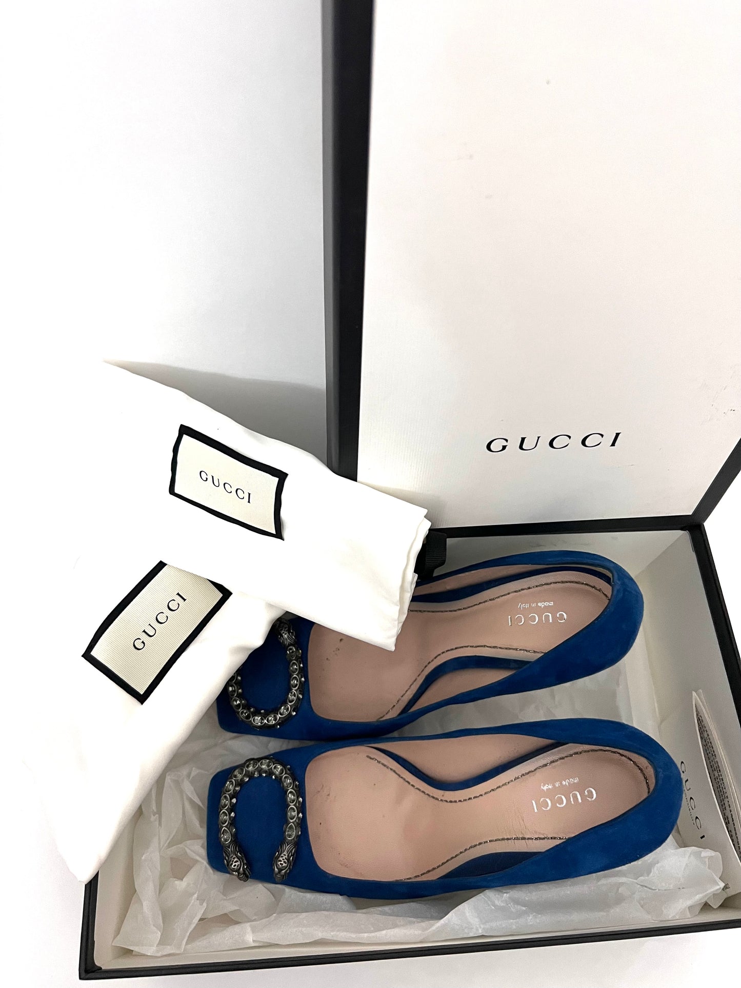 GUCCI DIONYSUS SUEDE PUMPS - The Luxury Savvy