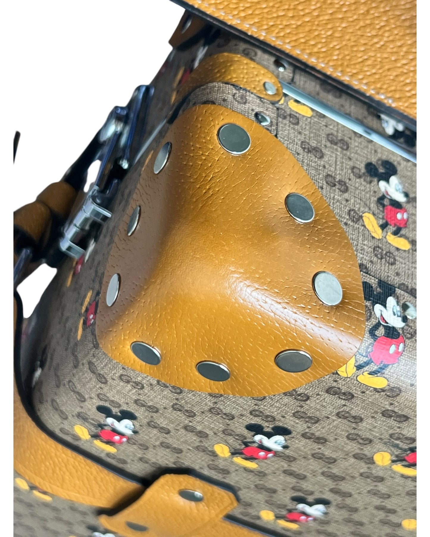 Gucci x Disney Mickey Mouse GG Supreme Suitcase