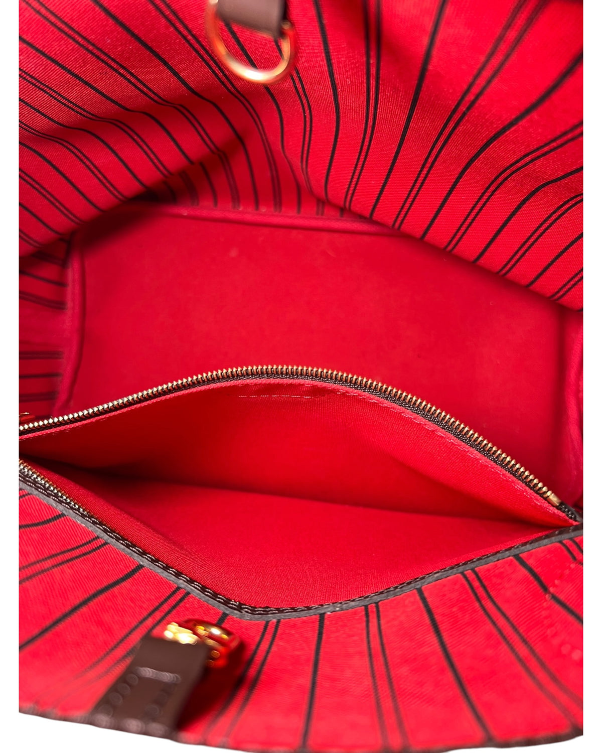 Louis Vuitton Neverfull MM Damier Ebene Canvas Tote Bag