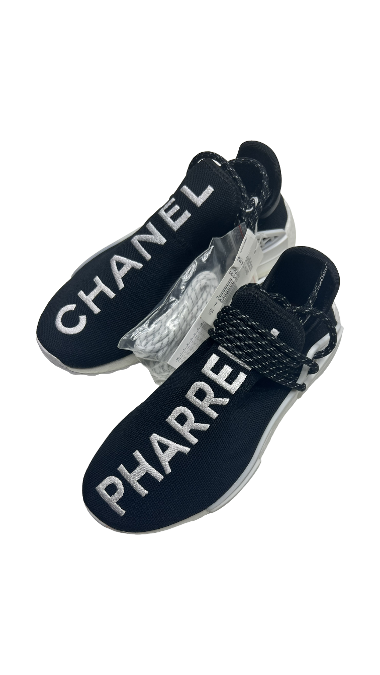 CHANEL X PHARRELL ADIDAS NMD HU 2018 - The Luxury Savvy