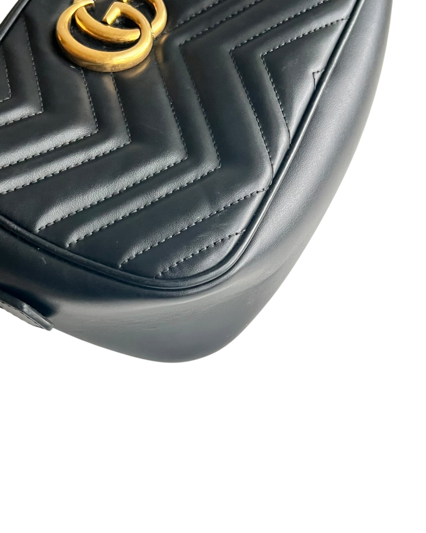Gucci GG Marmont Small Camera Bag - Black