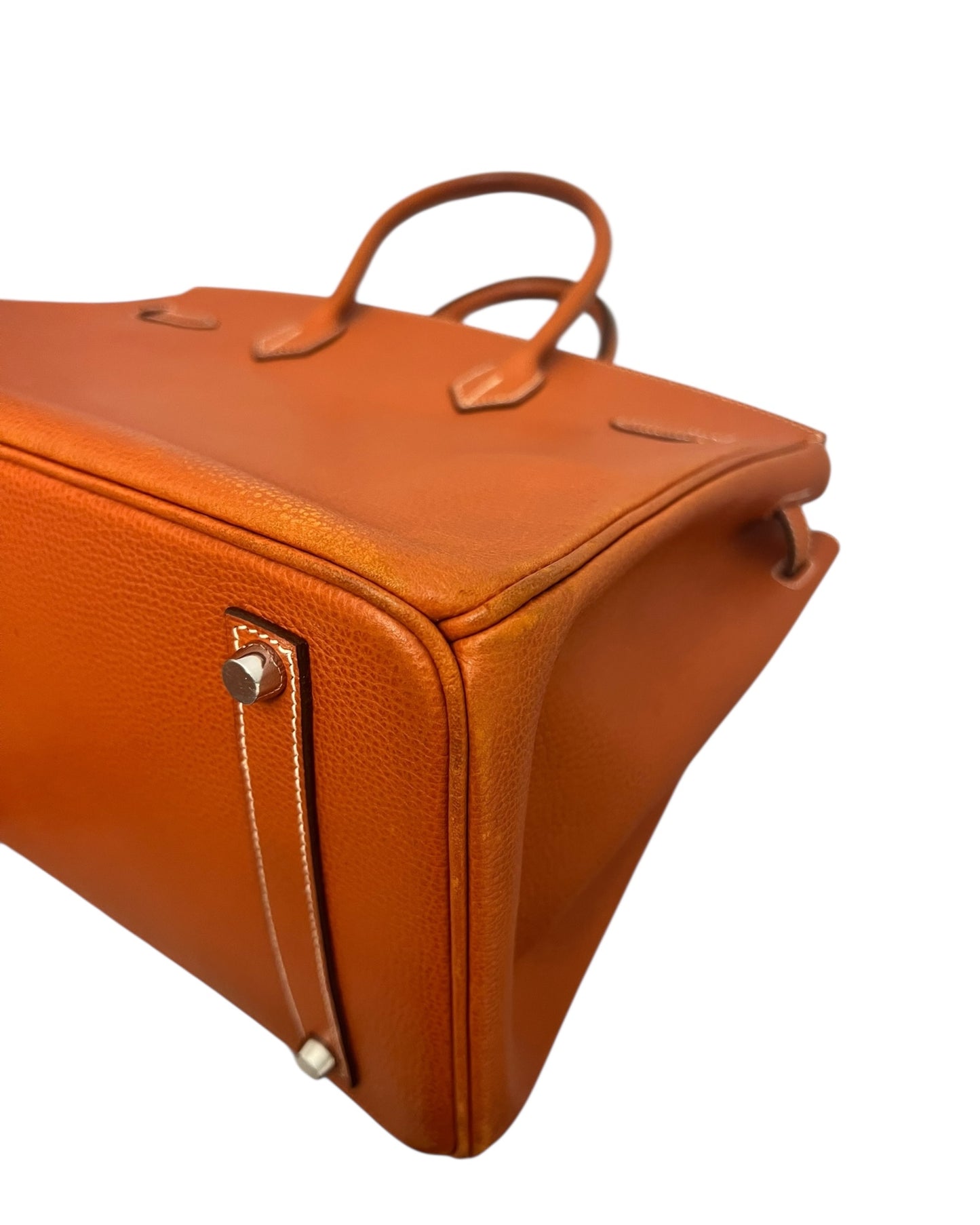 Hermès Birkin 35 Brique Togo with Palladium Hardware (2006) – Full Set