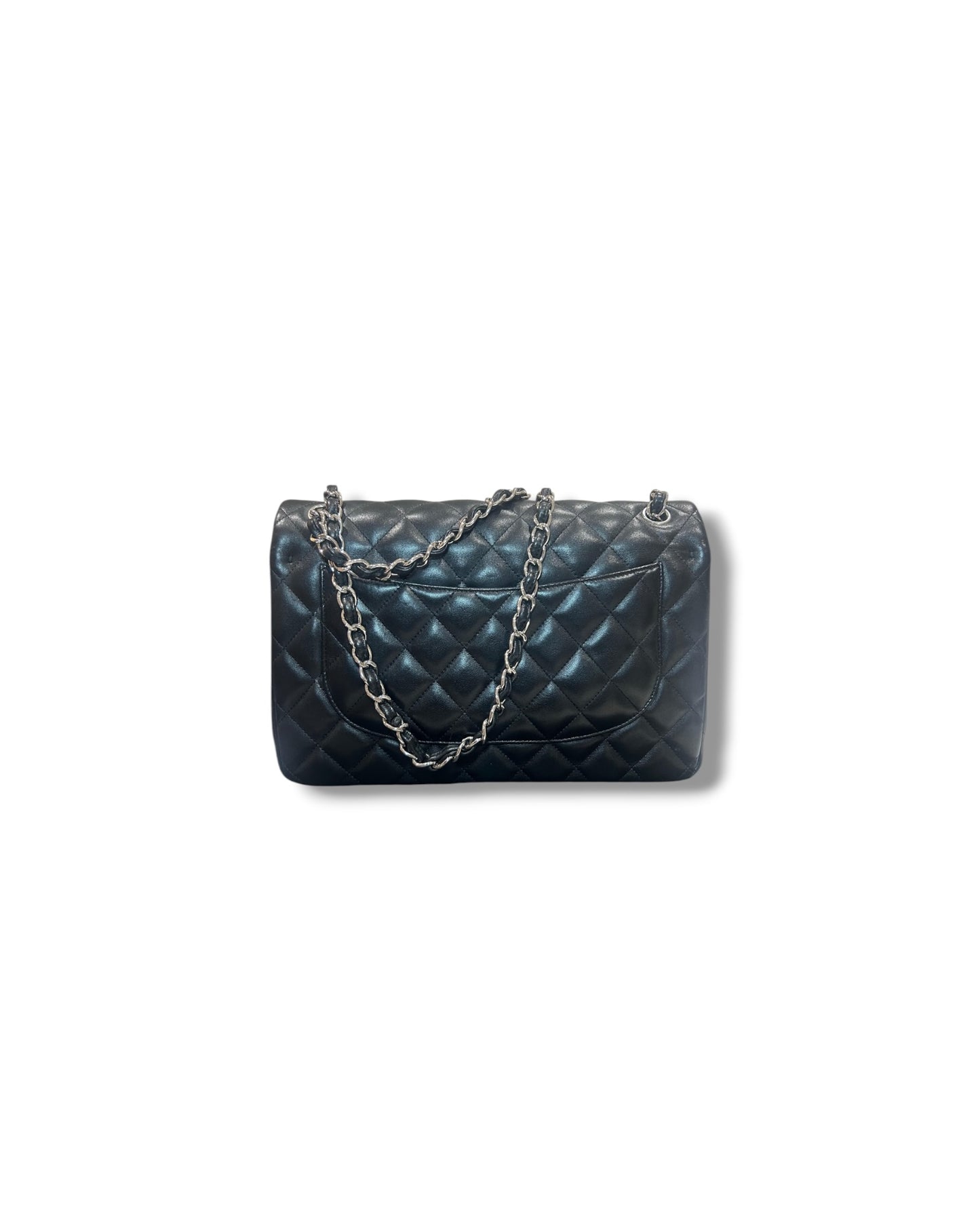 Chanel Jumbo Classic Flap Bag – Lambskin, Silver Hardware - The Luxury Savvy