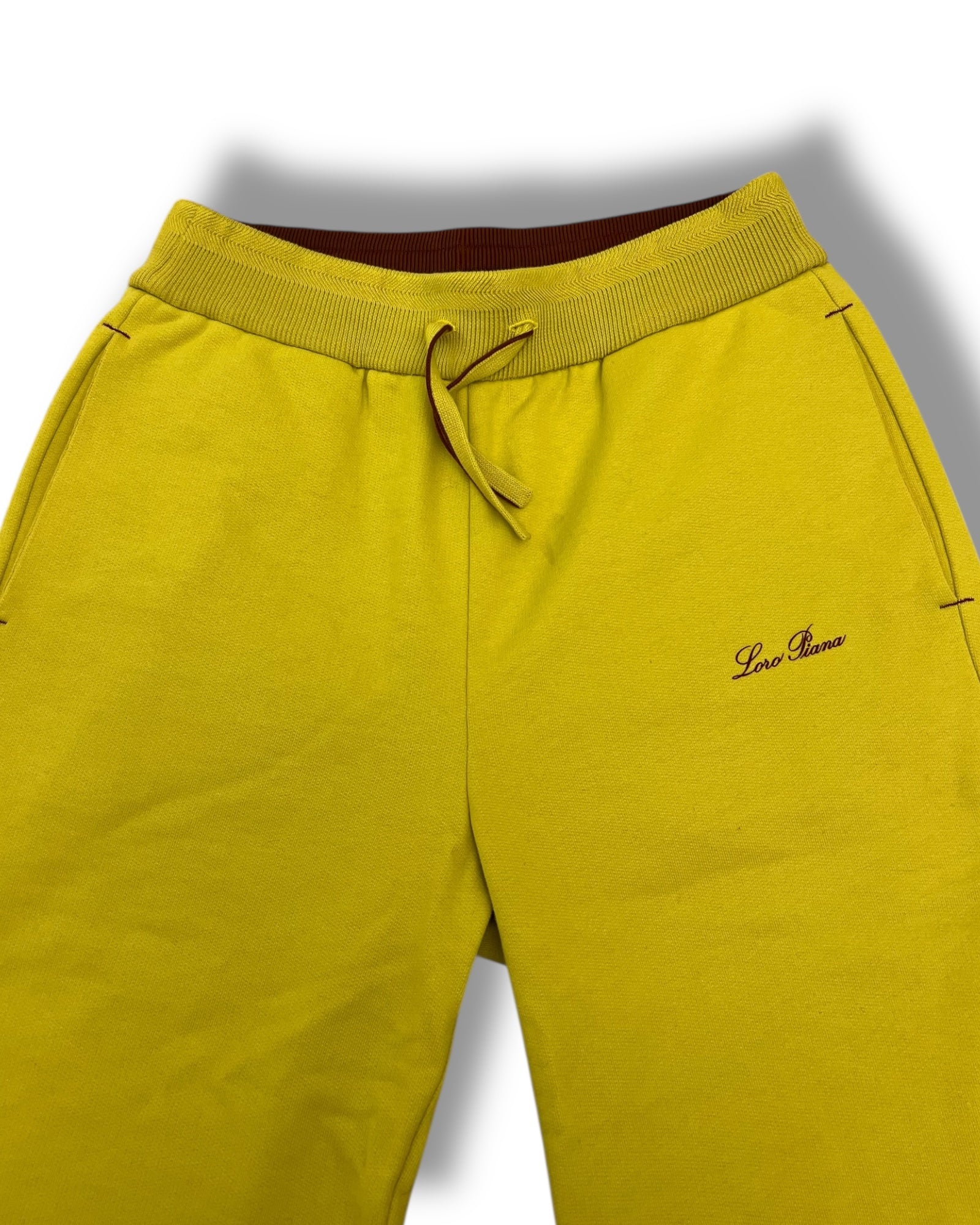 Loro Piana Yellow Cotton Joggers – Size XS - The Luxury Savvy