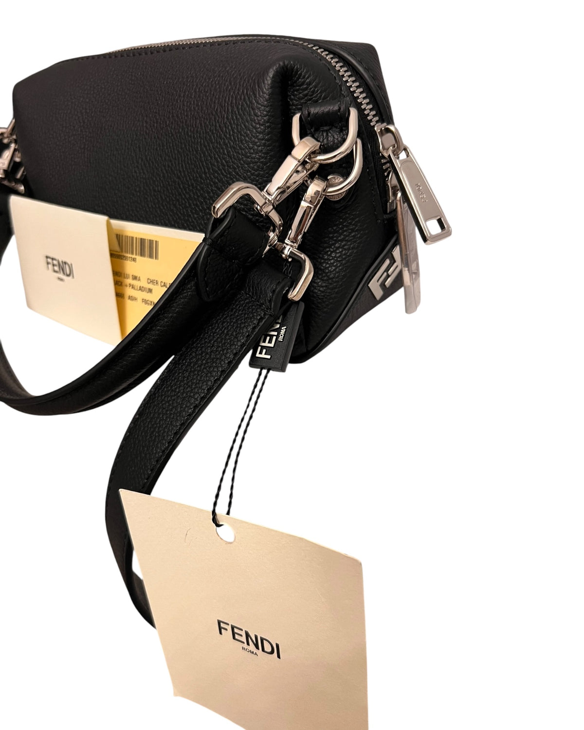 Fendi Black Leather Crossbody Bag