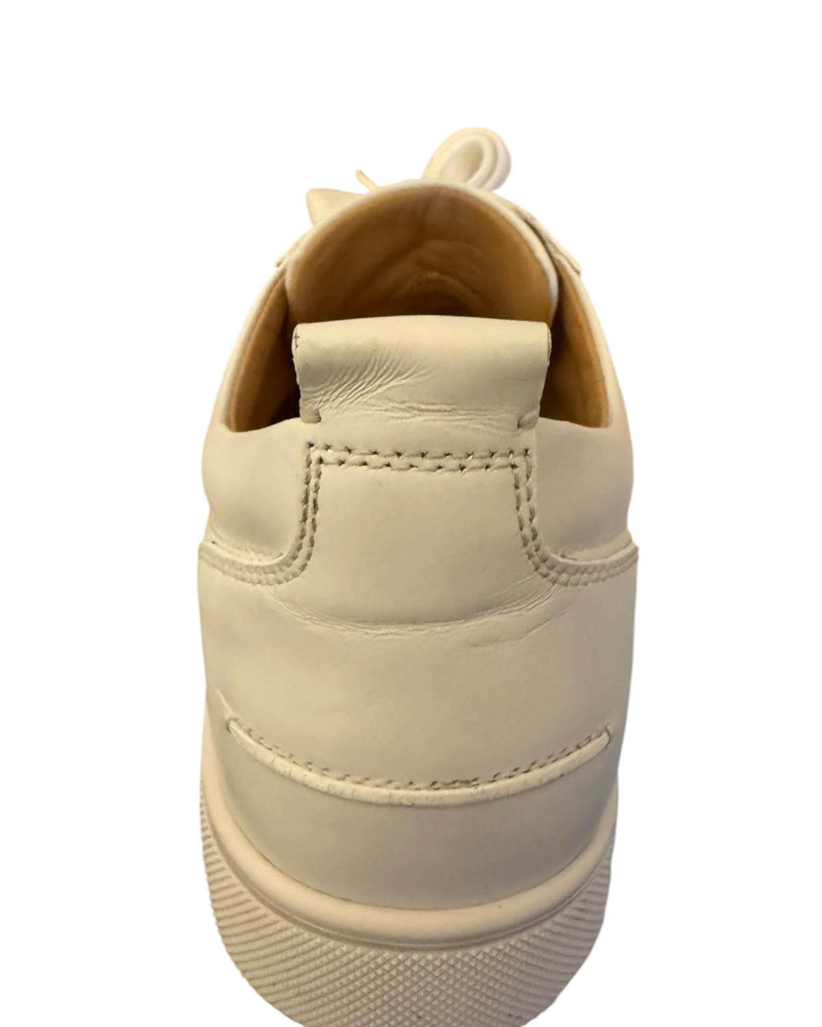 Christian Louboutin Louis Junior Spikes Flat Trainers – White