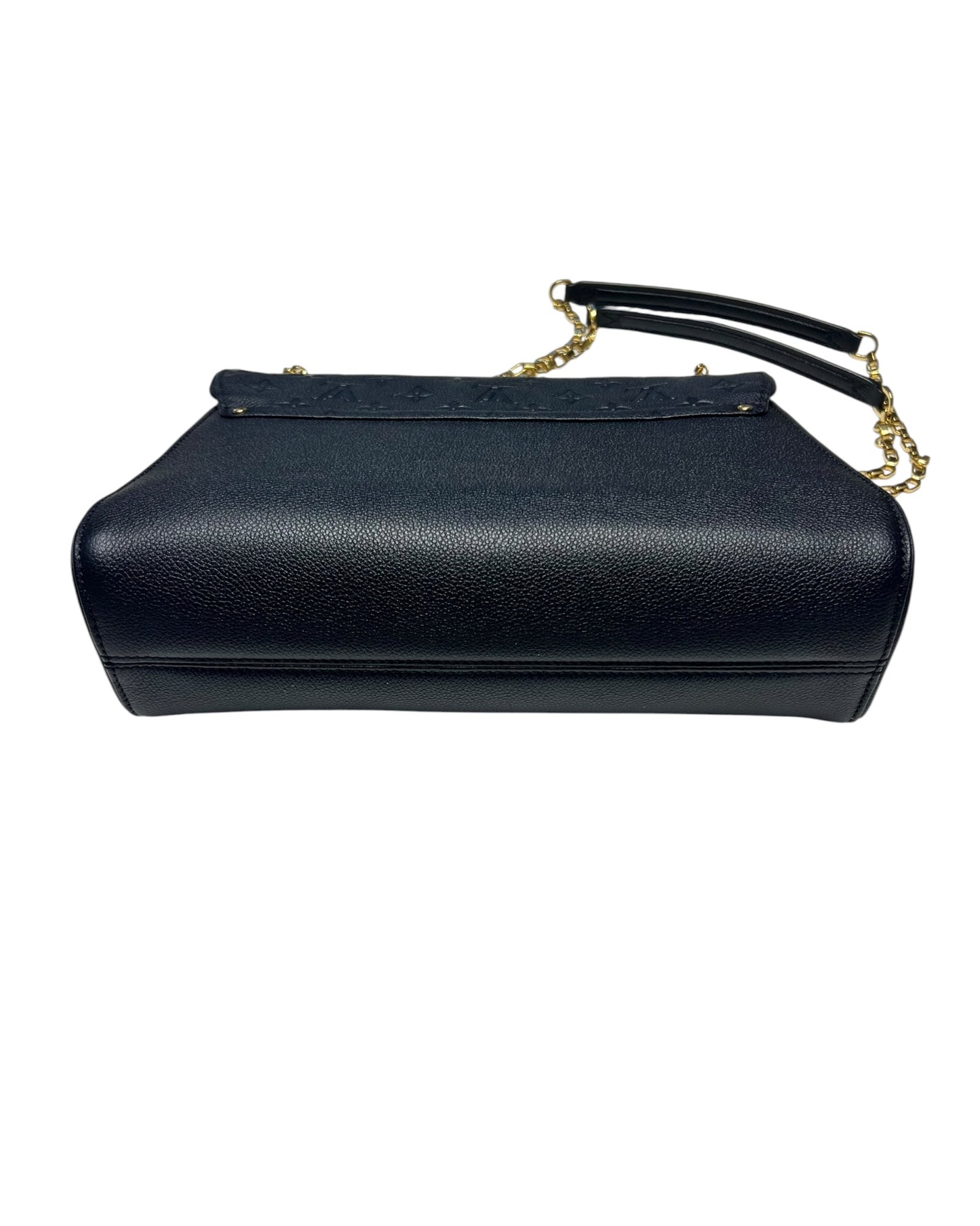 Louis Vuitton Saint-Germain MM Black Monogram Empreinte Leather Shoulder Bag – Gold Hardware
