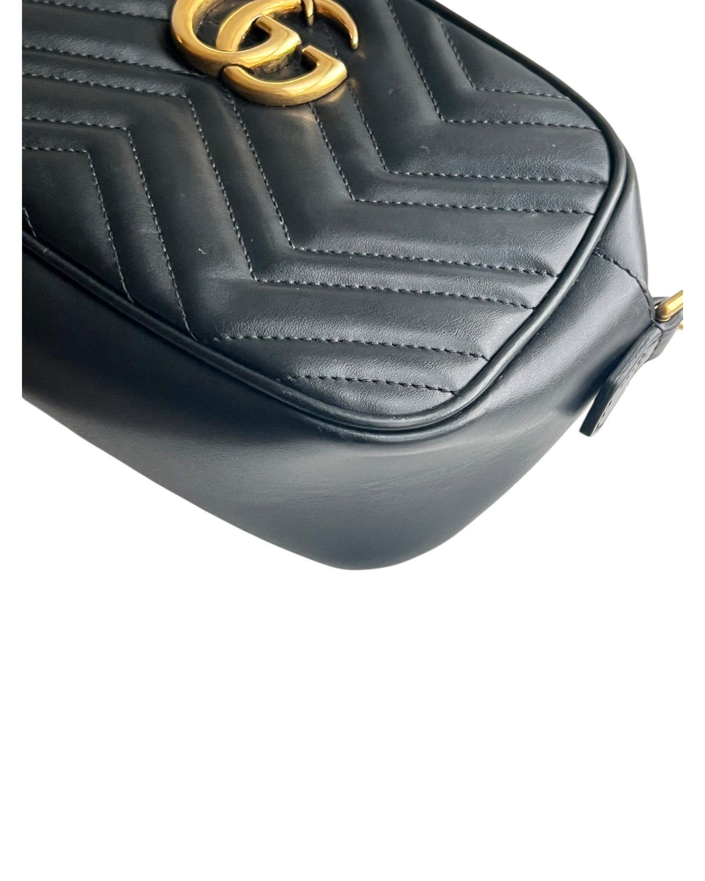 Gucci GG Marmont Small Camera Bag - Black