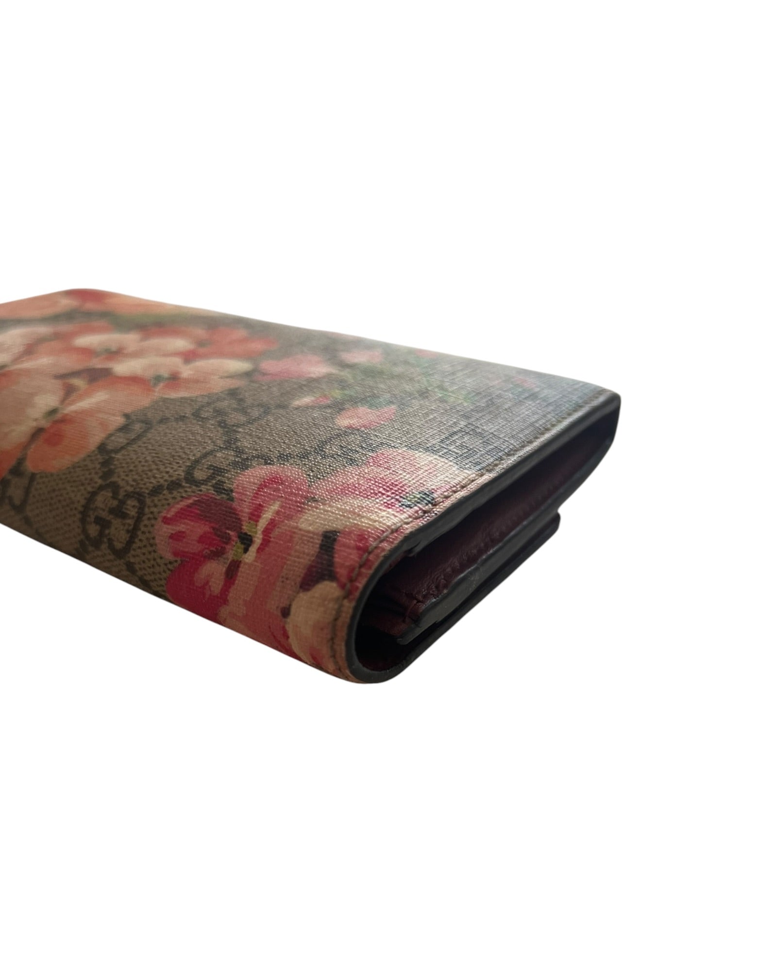 Gucci Blooms GG Supreme Continental Wallet - The Luxury Savvy