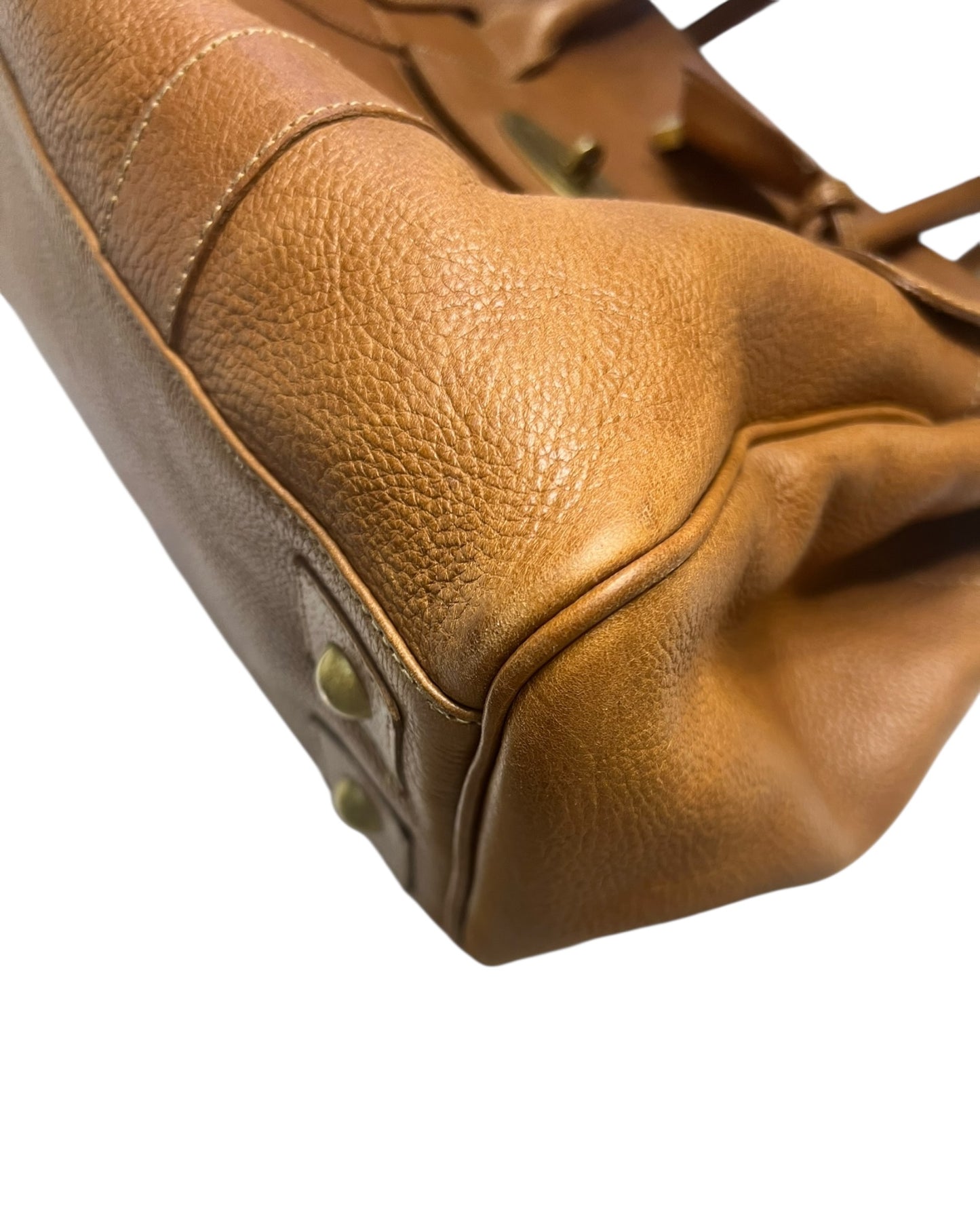 Mulberry Bayswater Small Classic Grain Leather Bag in Oak - The Luxury Savvy