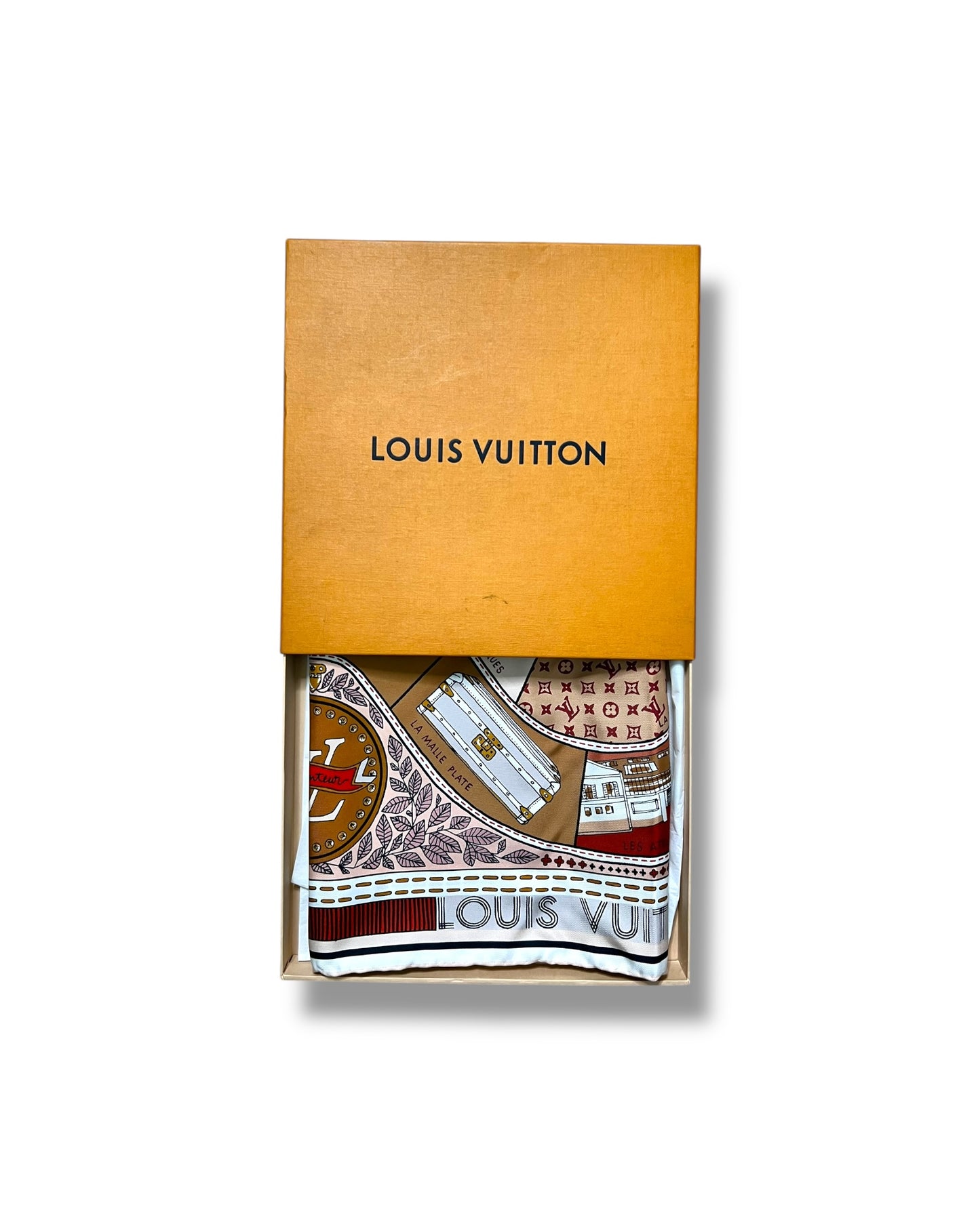 Louis Vuitton Jeu de Louis Silk Scarf 90 x 90