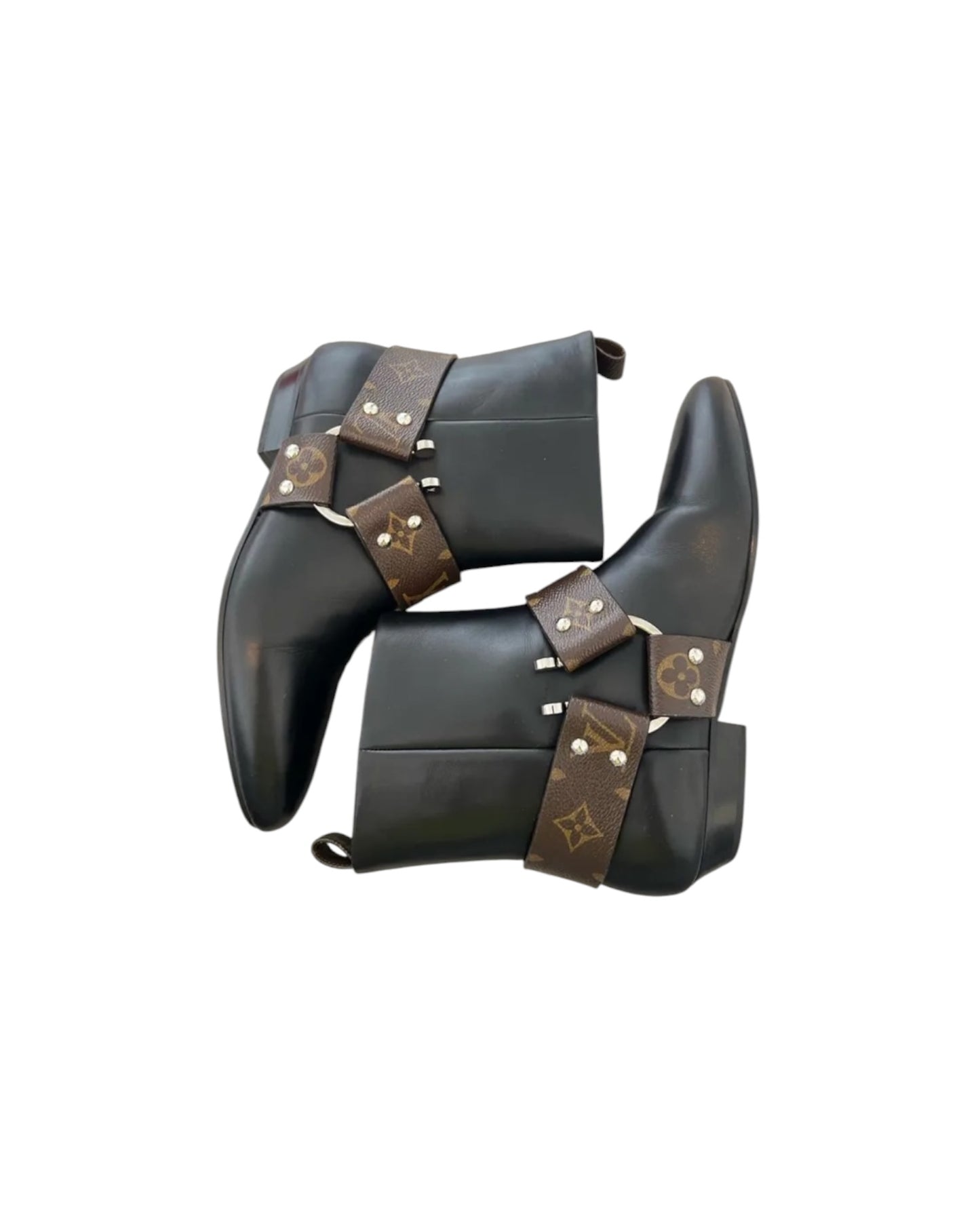 Louis Vuitton Rhapsody Ankle Boots Black Monogram | Size EU 37
