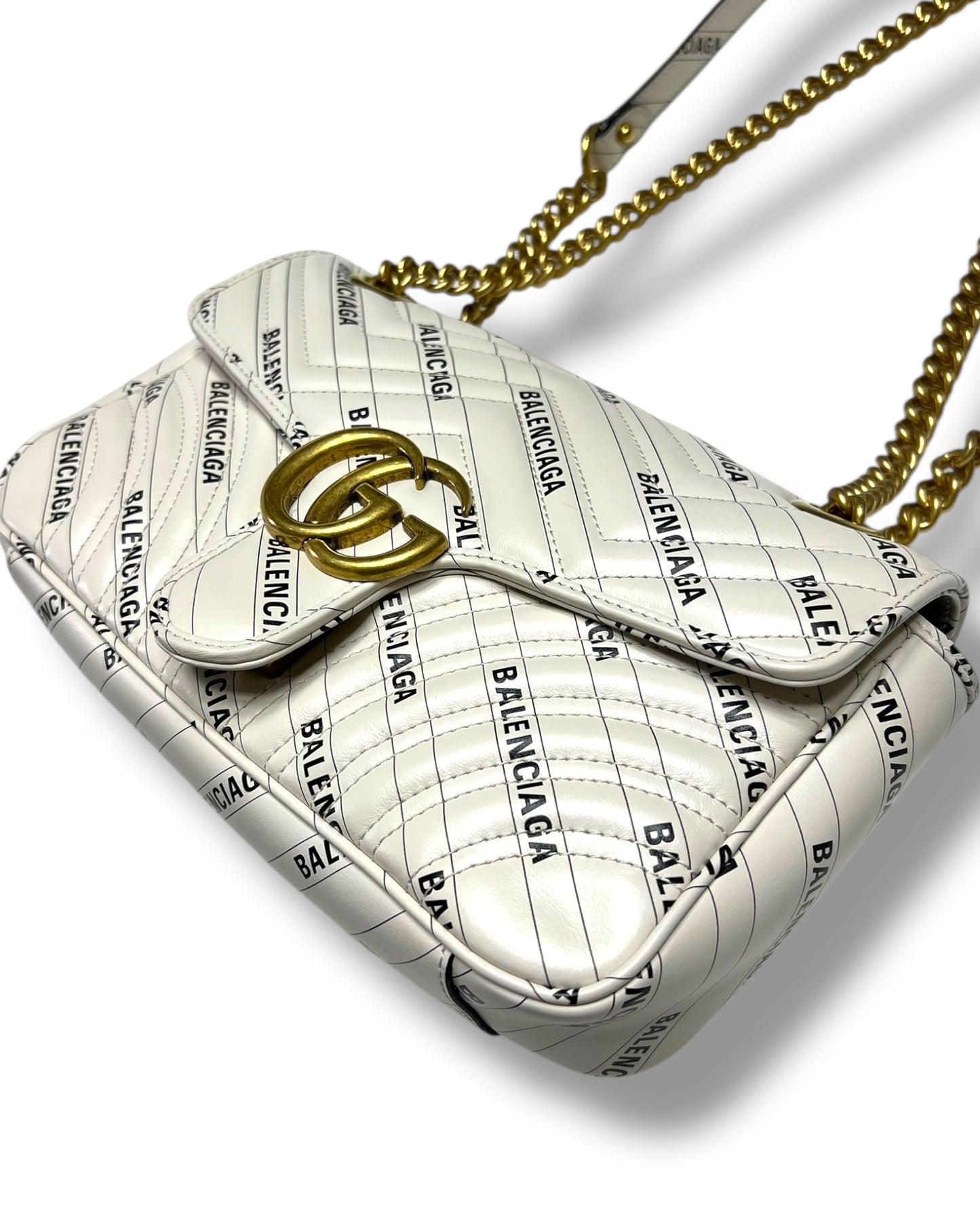 Gucci × Balenciaga “The Hacker Project” GG Marmont Shoulder Bag