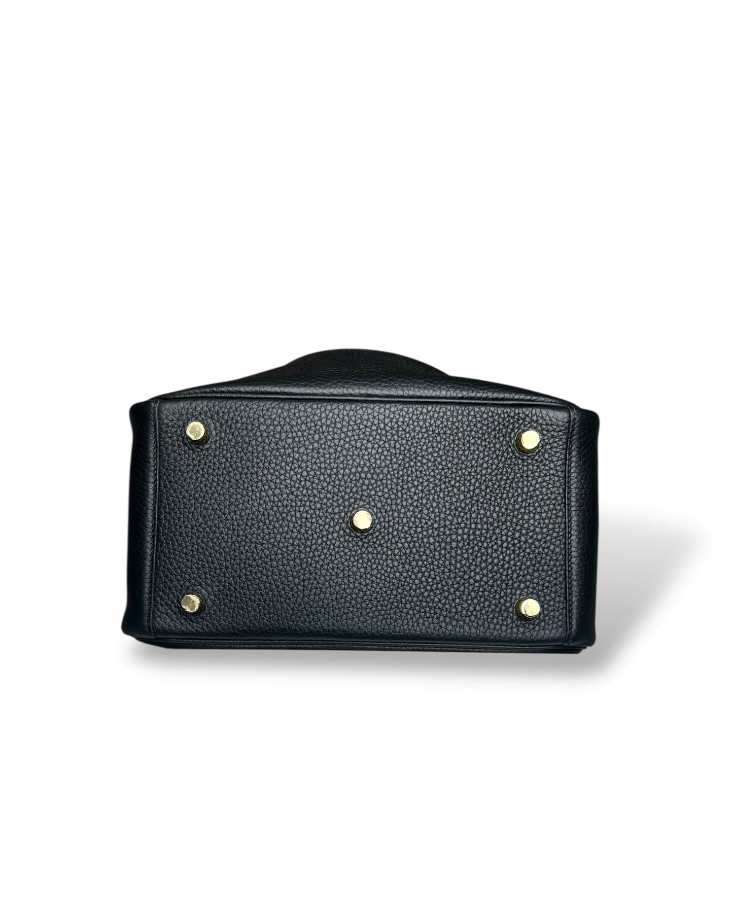 Hermès Lindy 26 – Black Clemence Leather with Gold Hardware (K Stamp 2025)