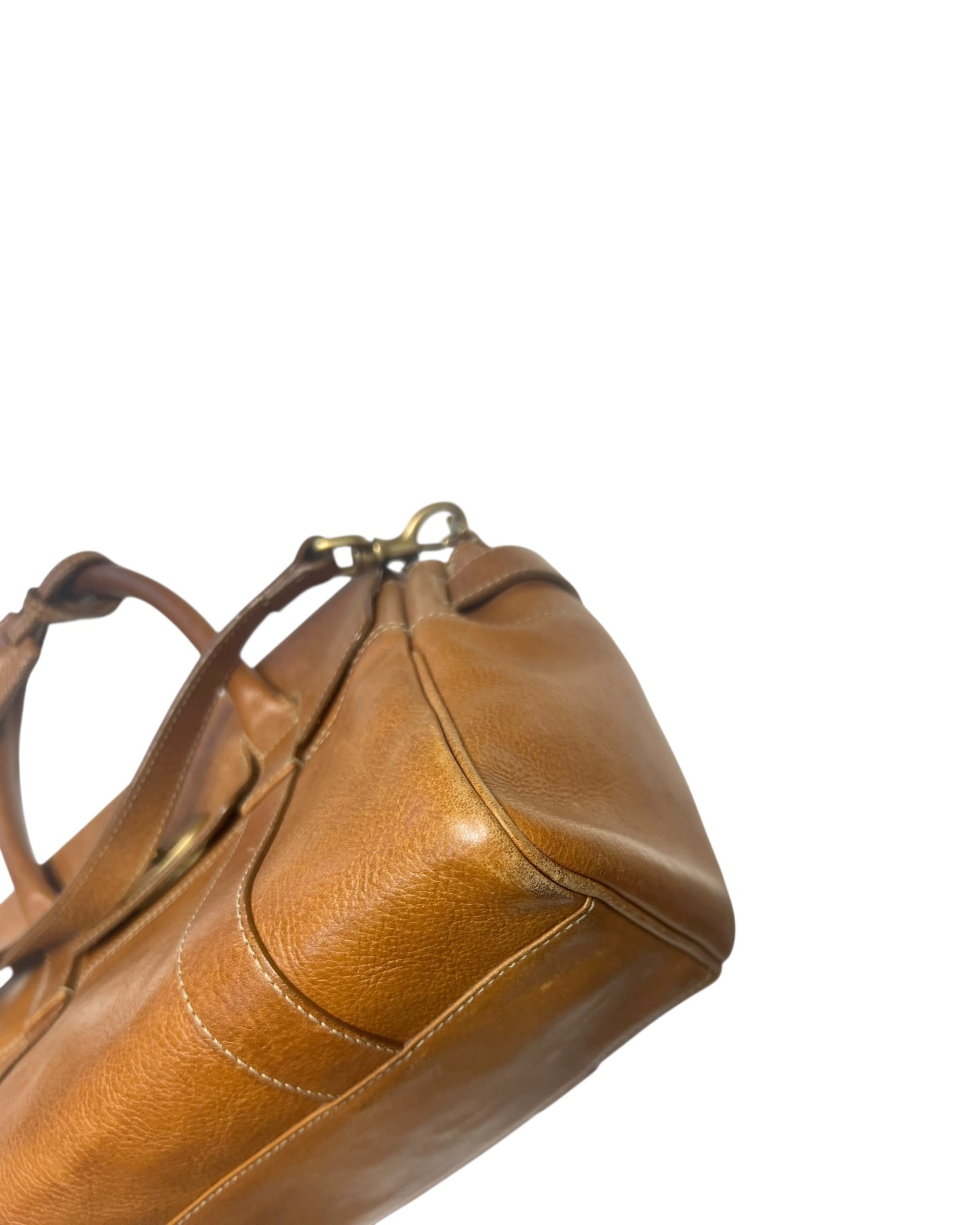 Mulberry Bayswater Natural Vegetable Tanned Leather Satchel in Oak - The Luxury Savvy