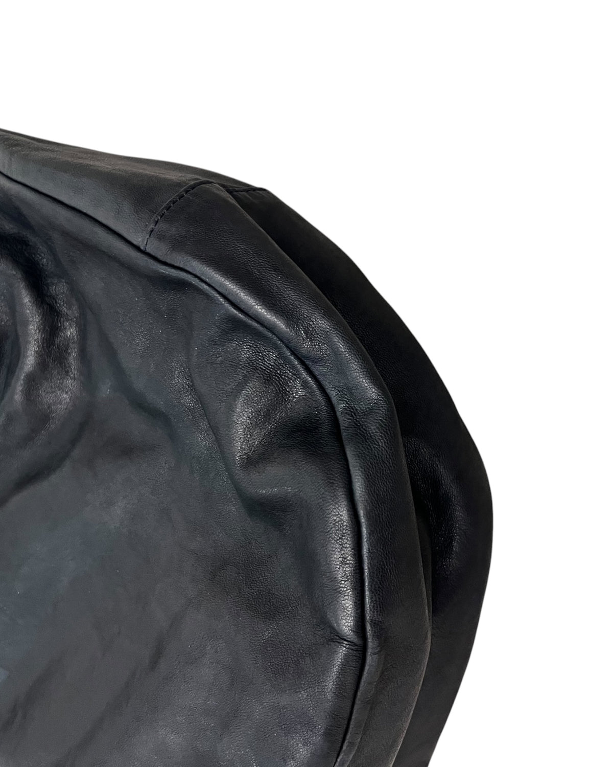 Jimmy Choo Navy Leather Hobo Shoulder Bag