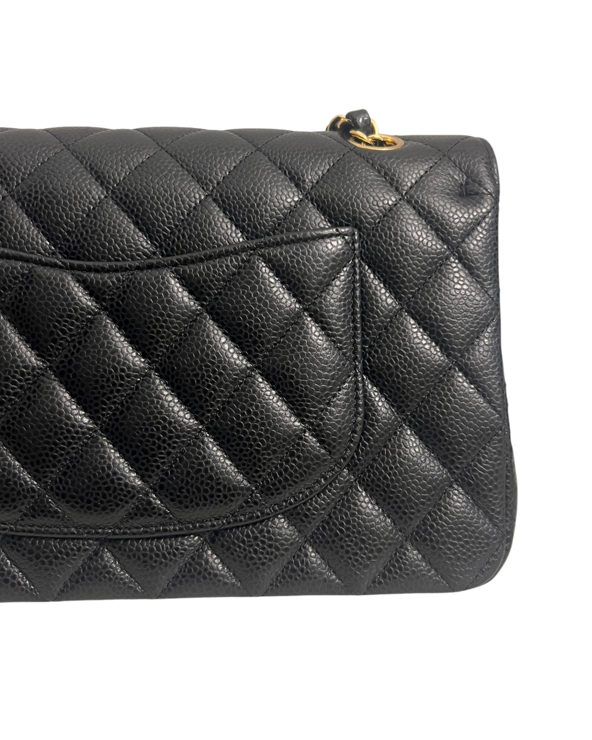 Chanel Classic Medium Flap Bag – Caviar Leather, Gold Hardware | Pre-Owned