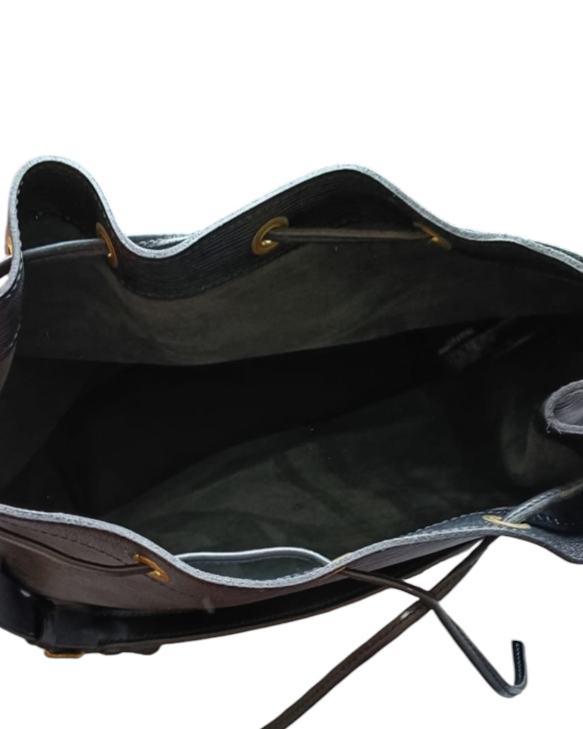 Louis Vuitton Vintage Noé Bucket Bag Black Epi Leather Gold-Tone Hardware