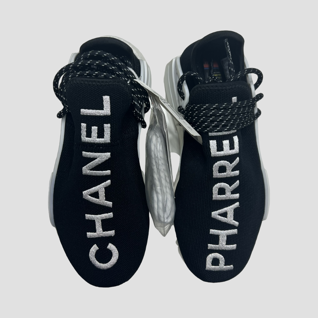 CHANEL X PHARRELL ADIDAS NMD HU 2018 - The Luxury Savvy