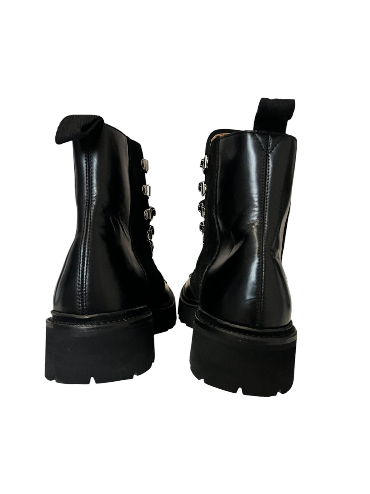 Grenson Nanette Black Leather & Suede