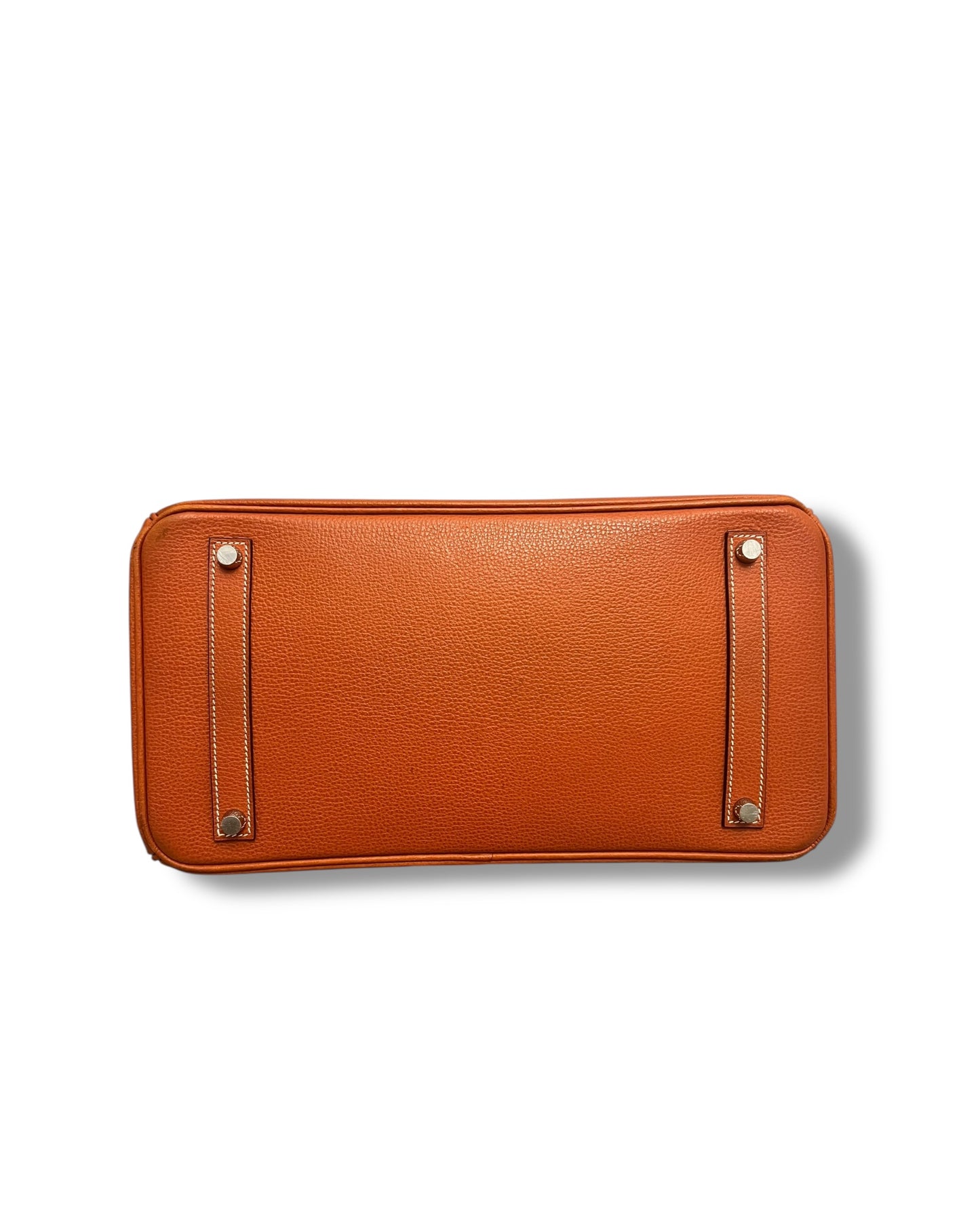 Hermès Birkin 35 Brique Togo with Palladium Hardware (2006) – Full Set