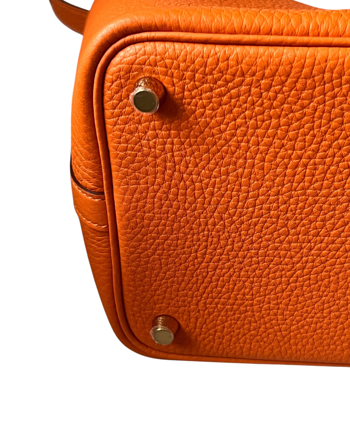 Hermès Picotin 18 Orange H Taurillon Clemence Gold Hardware
