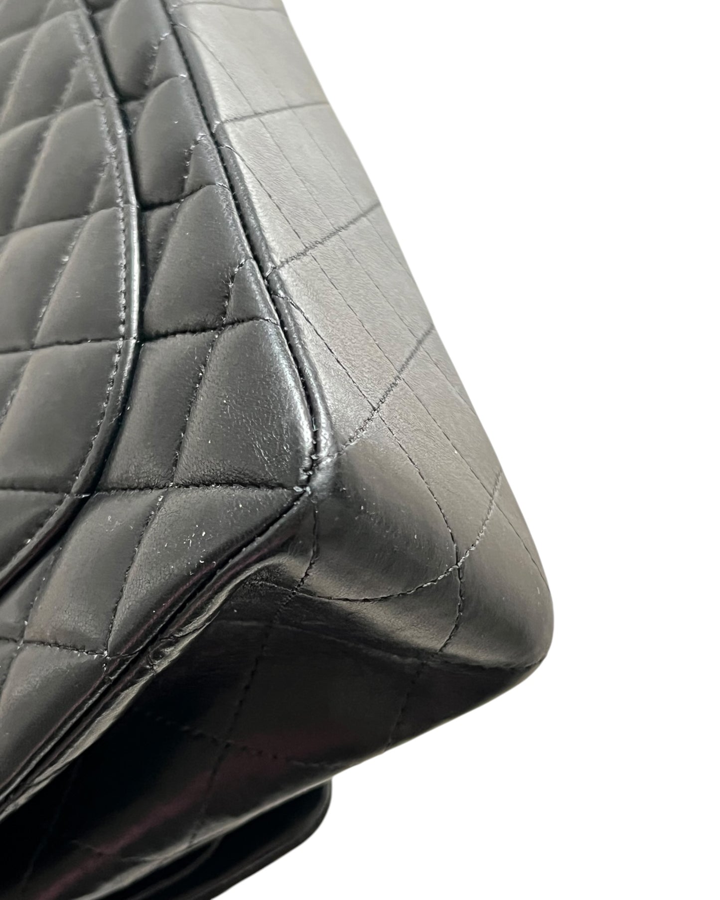 Chanel Small Classic Flap Black Lambskin Silver Tone Hardware