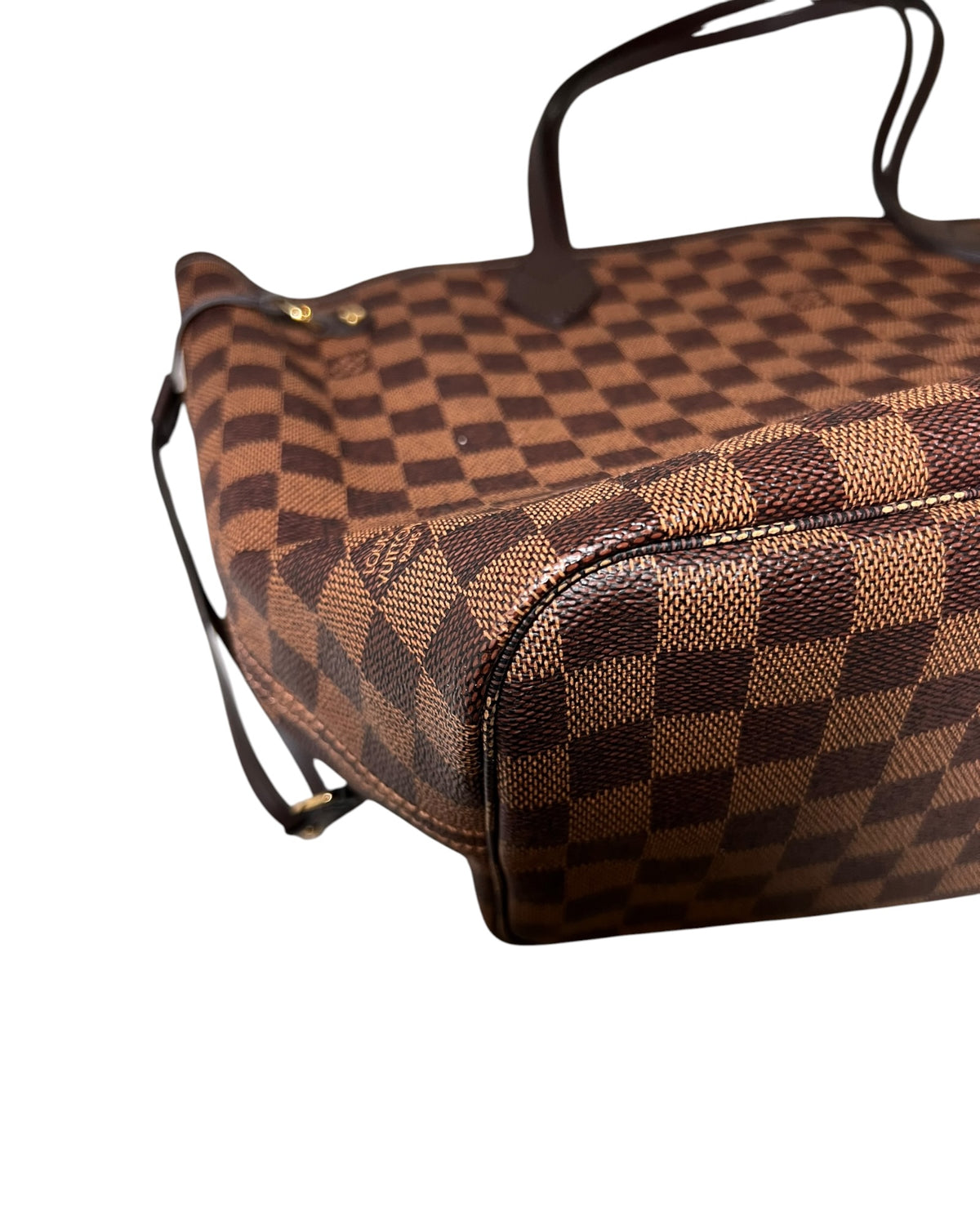 Louis Vuitton Neverfull MM Damier Ebene Canvas Tote Bag