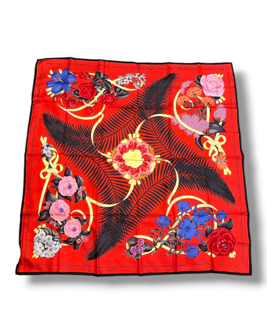 Hermès Fleurs de l’Opéra 90 Silk Scarf