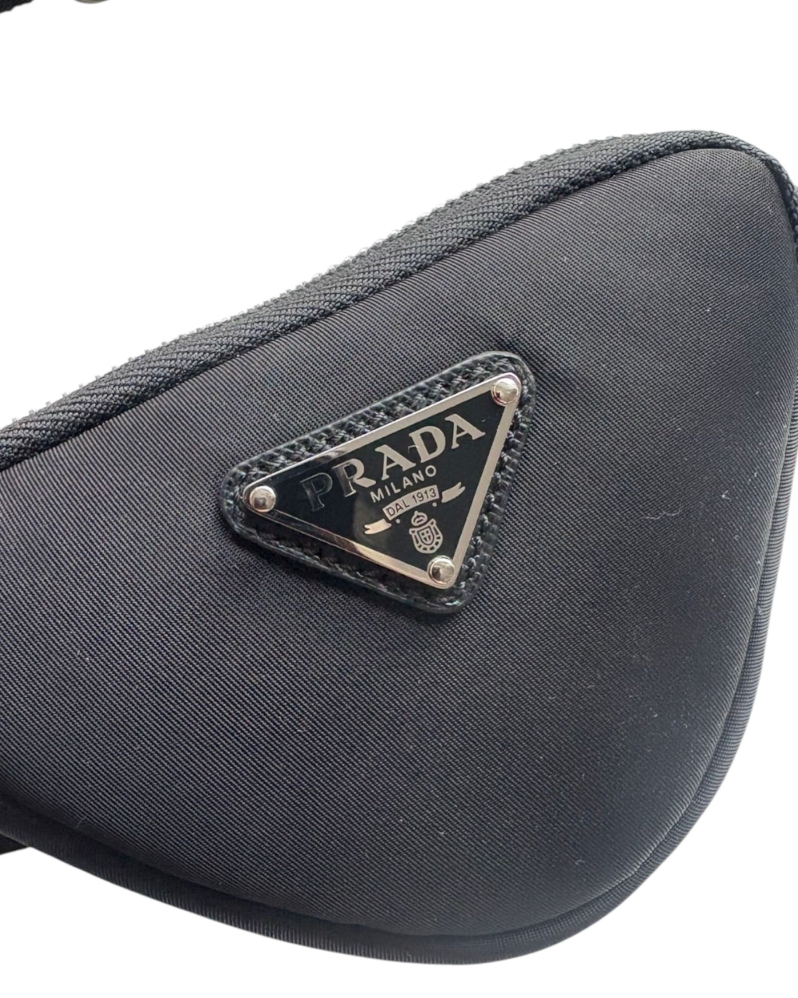 Prada Nylon Belt Bag – Black - The Luxury Savvy