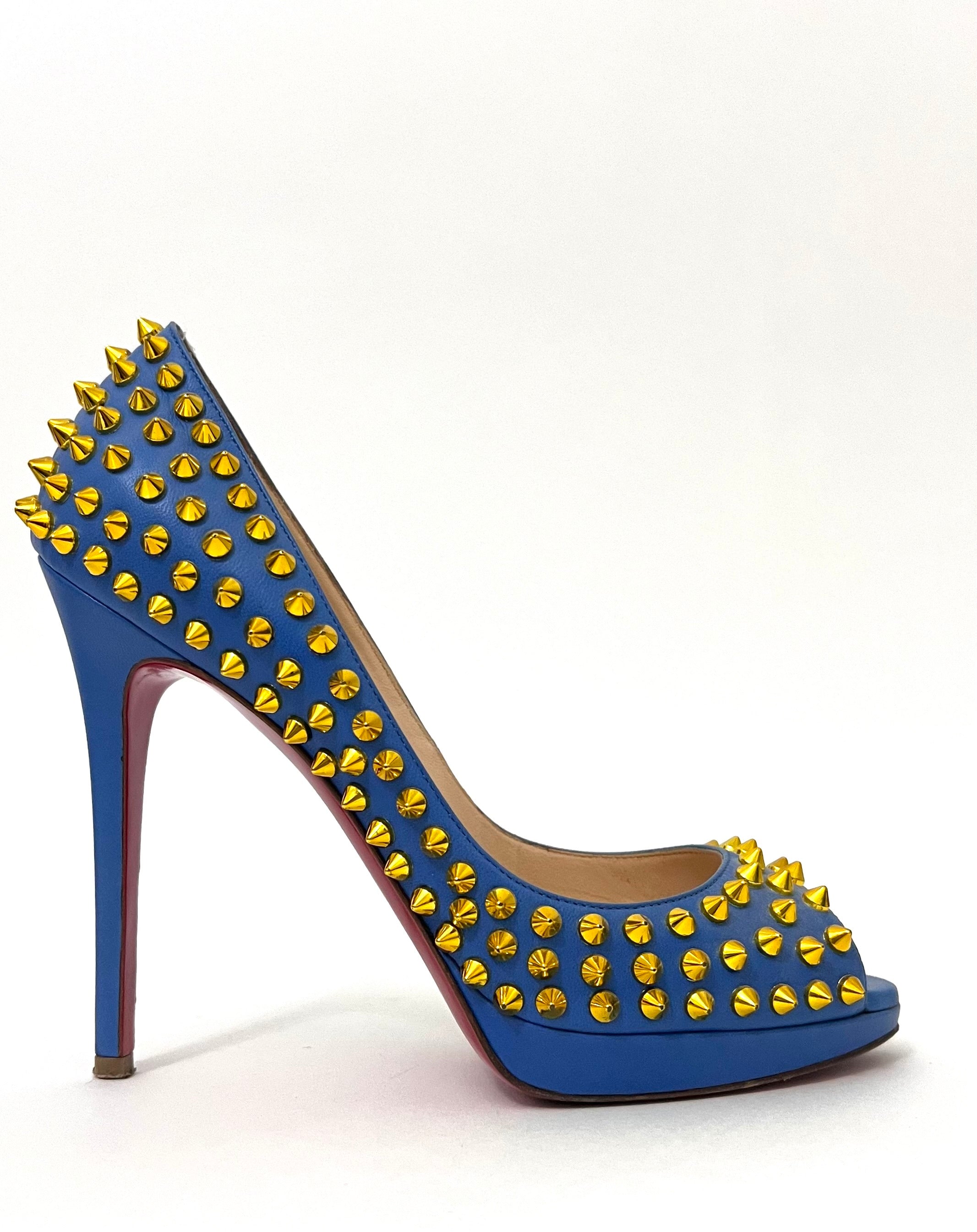 CHRISTIAN LOUBOUTIN PEEP TOE PUMPS The Luxury Savvy