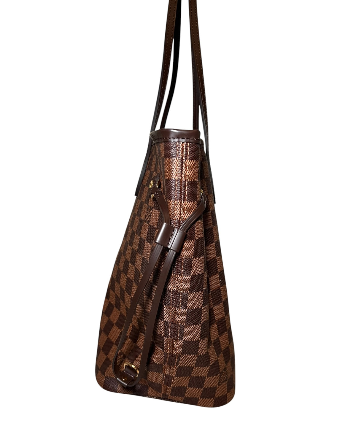 Louis Vuitton Neverfull MM Damier Ebene Canvas Tote Bag