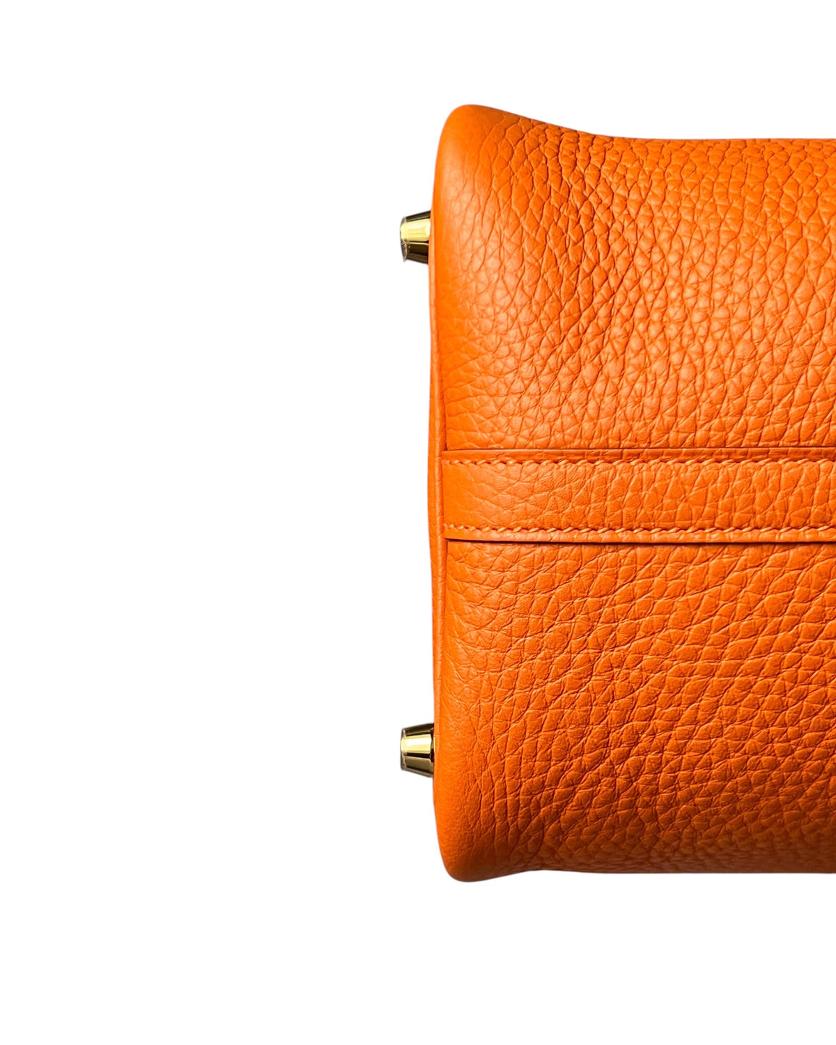 Hermès Picotin 18 Orange H Taurillon Clemence Gold Hardware