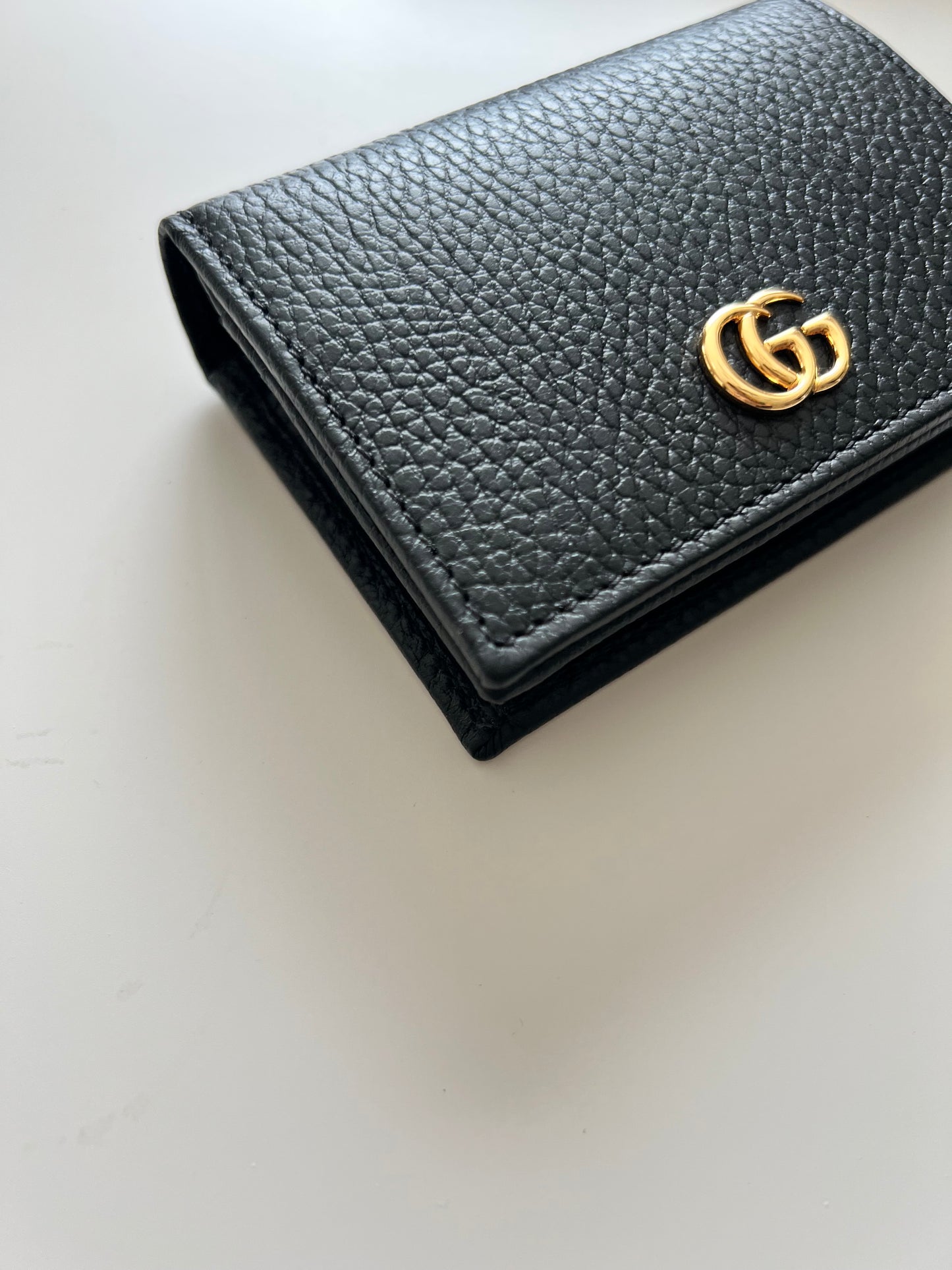 Gucci Marmont Wallet – Black Leather