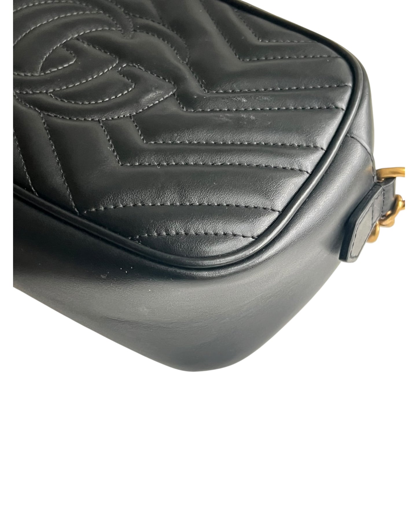 Gucci GG Marmont Small Camera Bag - Black