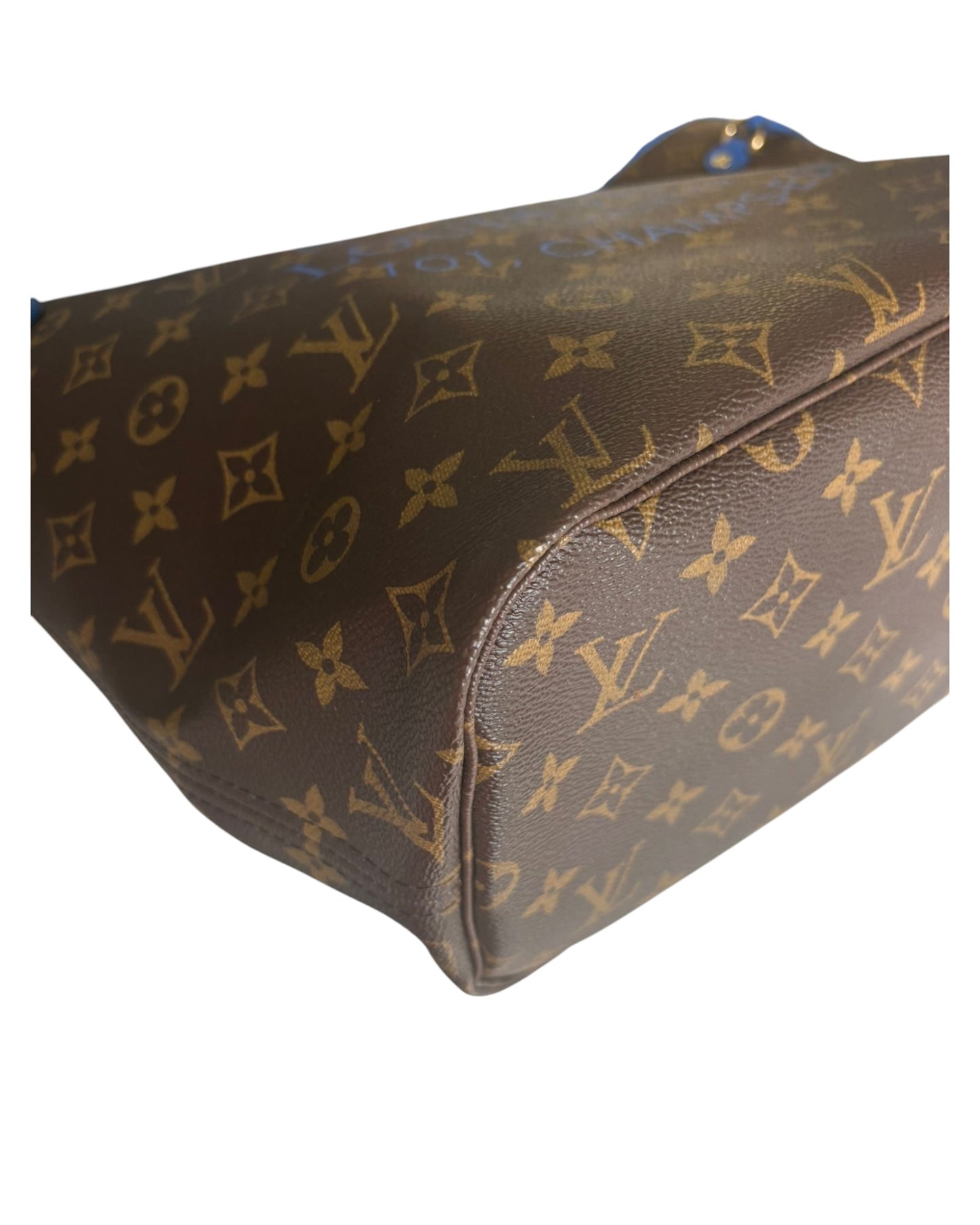 Louis Vuitton Limited Edition Monogram Ikat Neverfull MM Grand Bleu