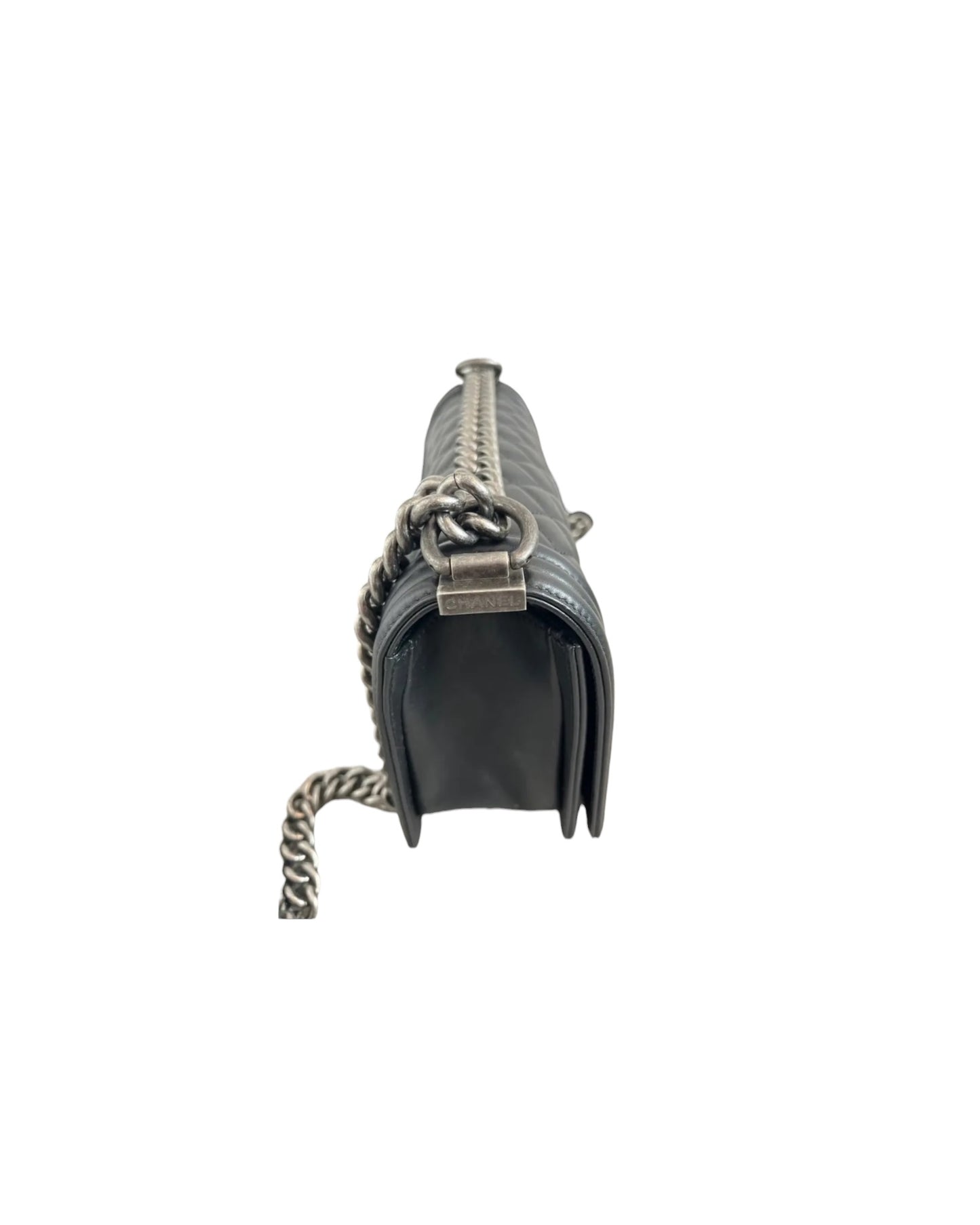 Chanel Medium Boy Flap Bag Black Quilted Calfskin