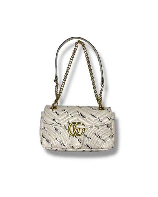 Gucci × Balenciaga “The Hacker Project” GG Marmont Shoulder Bag