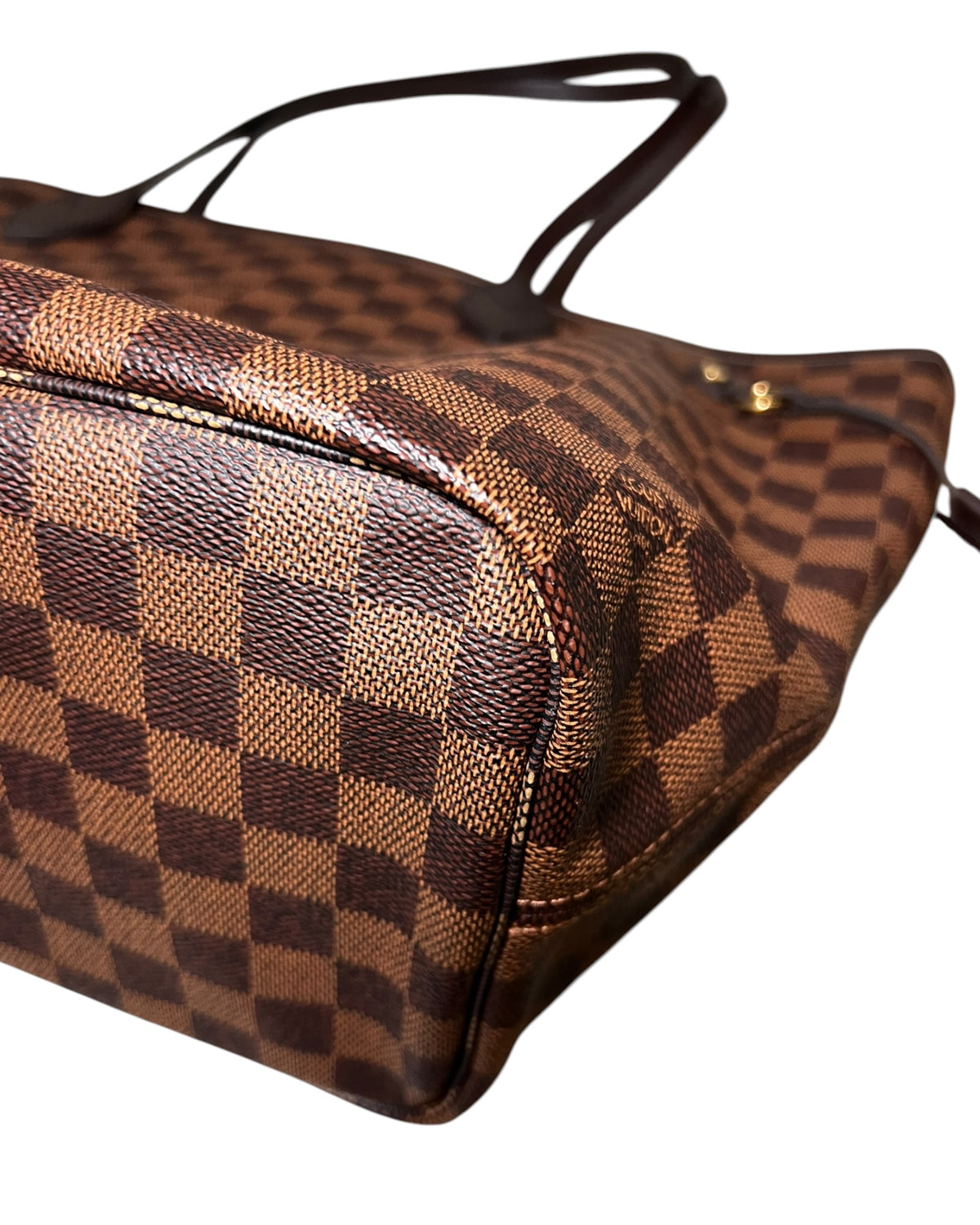 Louis Vuitton Neverfull MM Damier Ebene Canvas Tote Bag