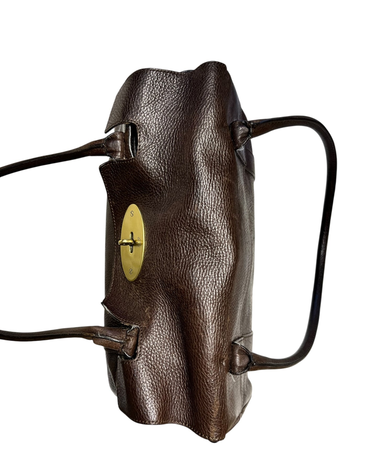 Pre-Loved Mulberry Bayswater - East West - Brown Leather Bag - The Luxury Savvy