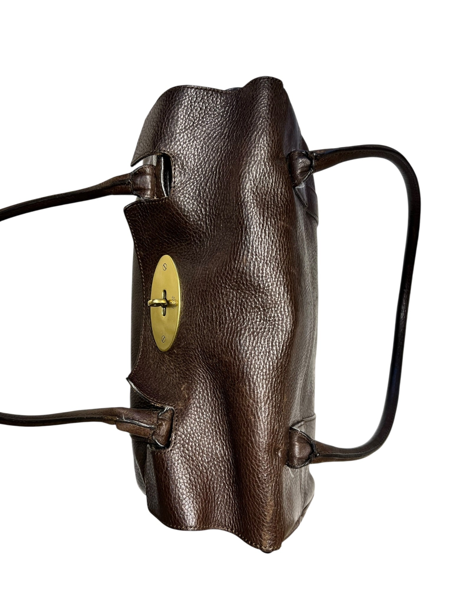 Pre-Loved Mulberry Bayswater - East West - Brown Leather Bag - The Luxury Savvy