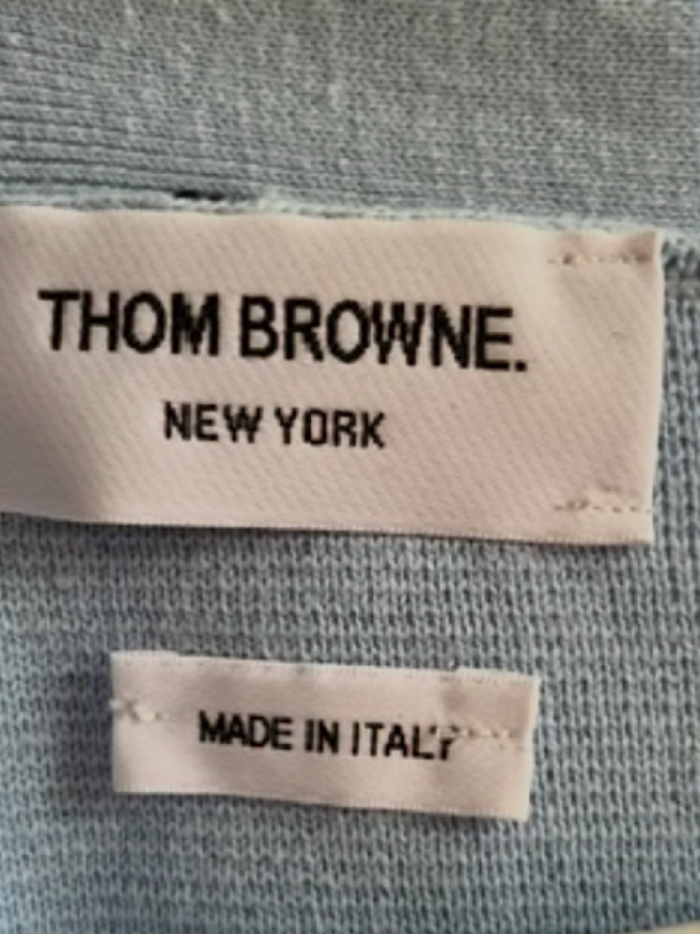 Thom Browne Light Blue Cardigan