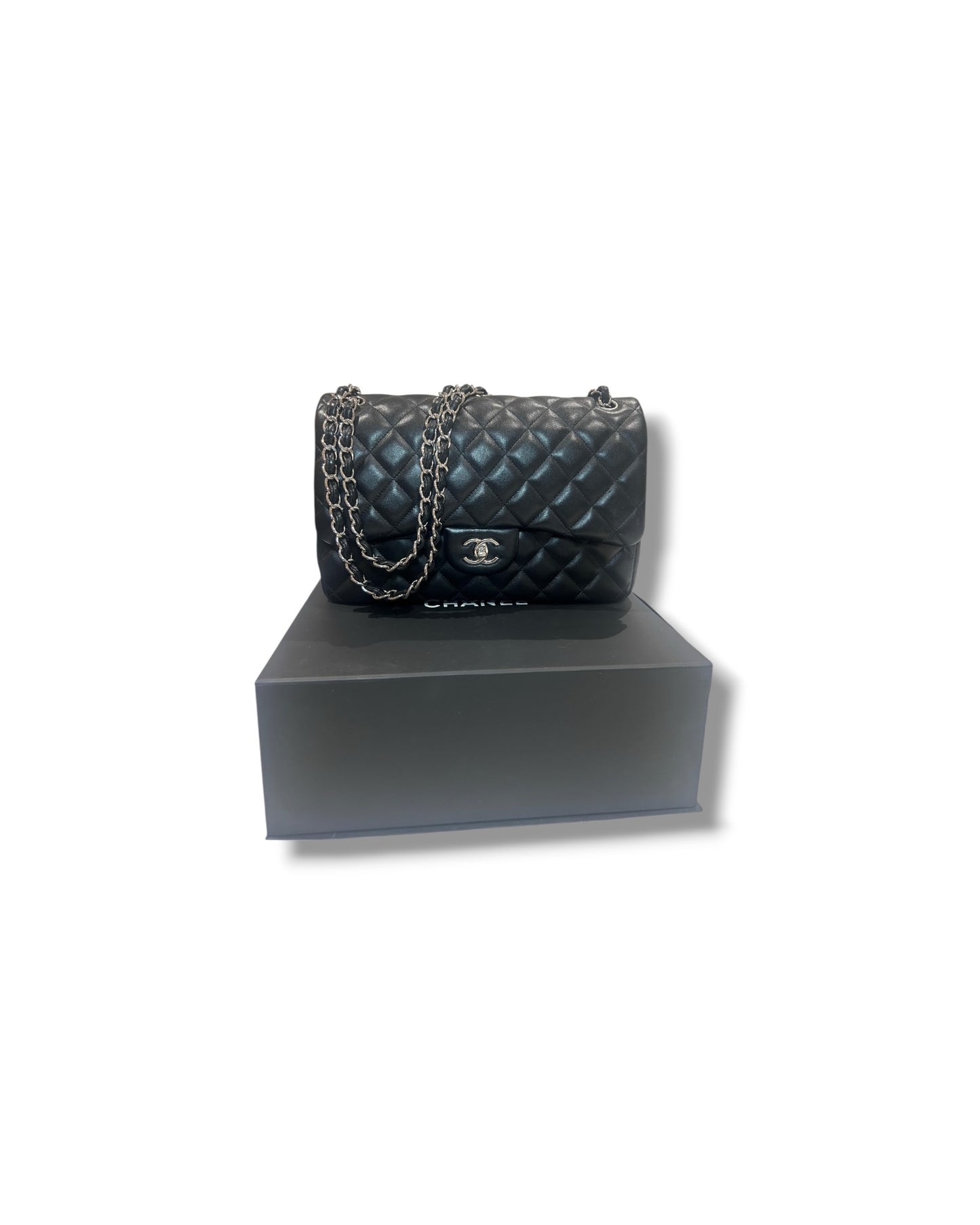 Chanel Jumbo Classic Flap Bag – Lambskin, Silver Hardware - The Luxury Savvy